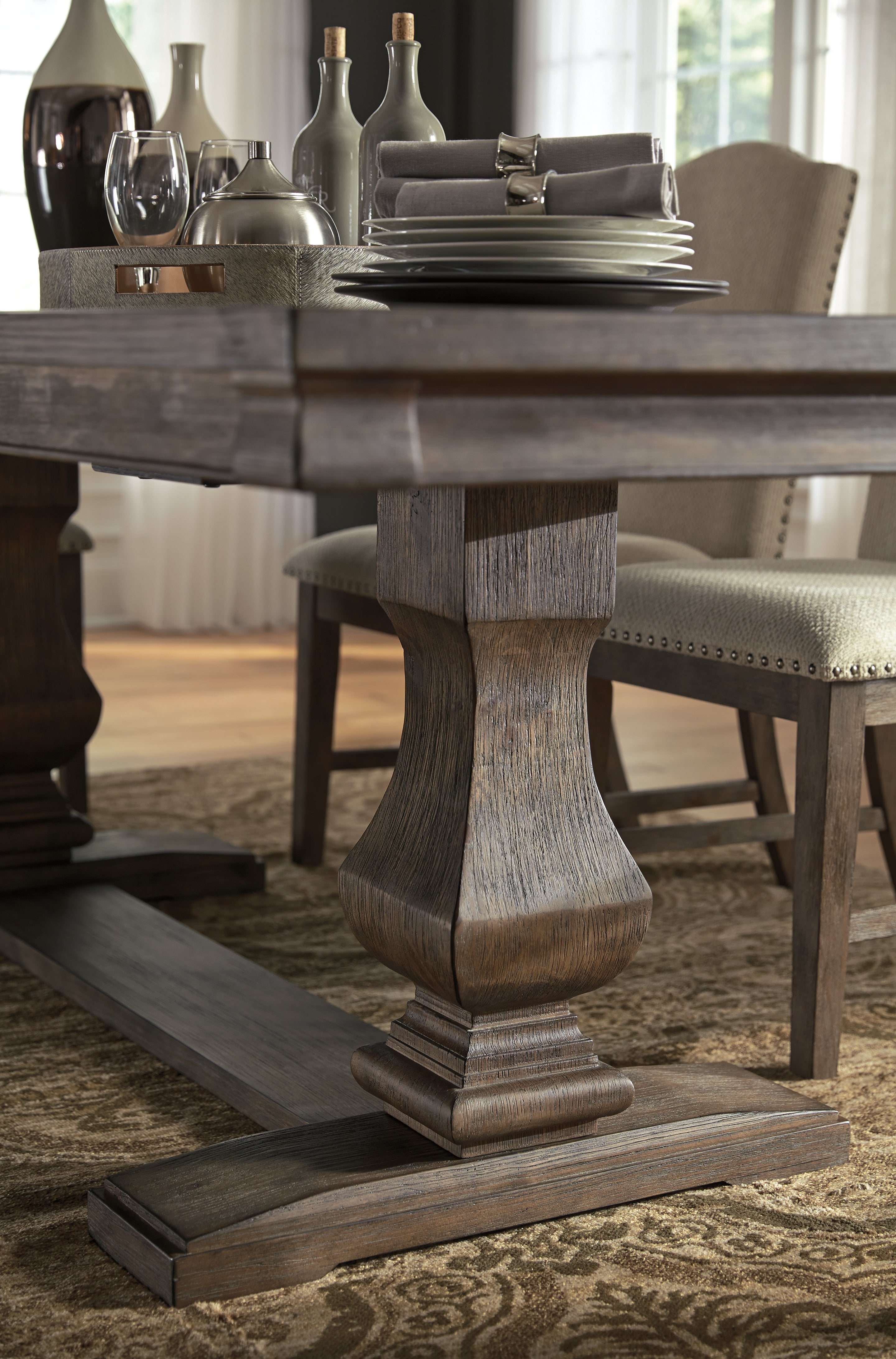 Johnelle Dining Table with 4 Chairs and Bench - MyWaynesHome #