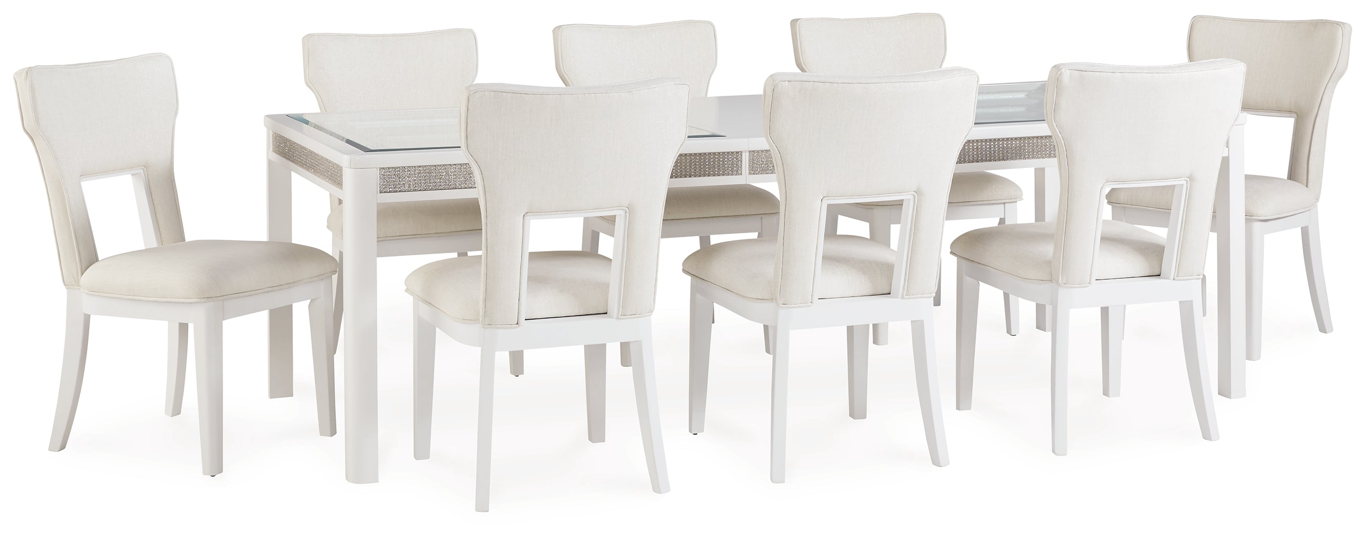 Chalanna Dining Table and 8 Chairs