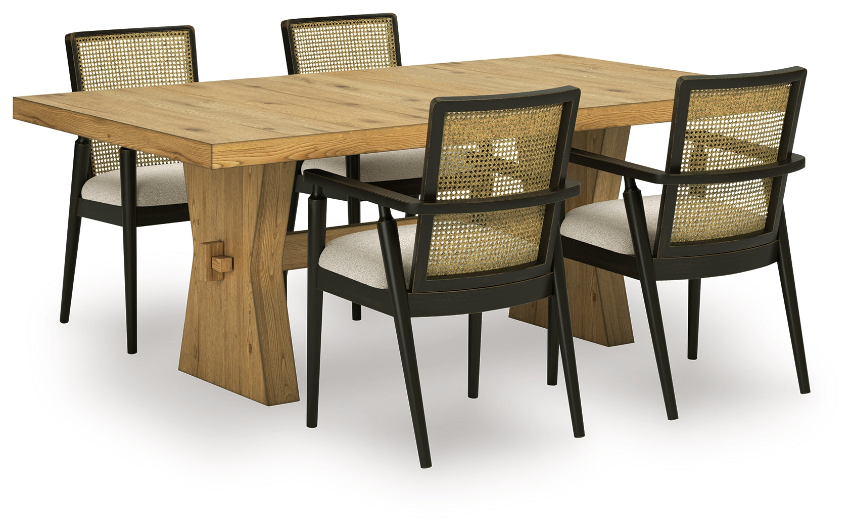 Galliden Dining Table and 4 Chairs