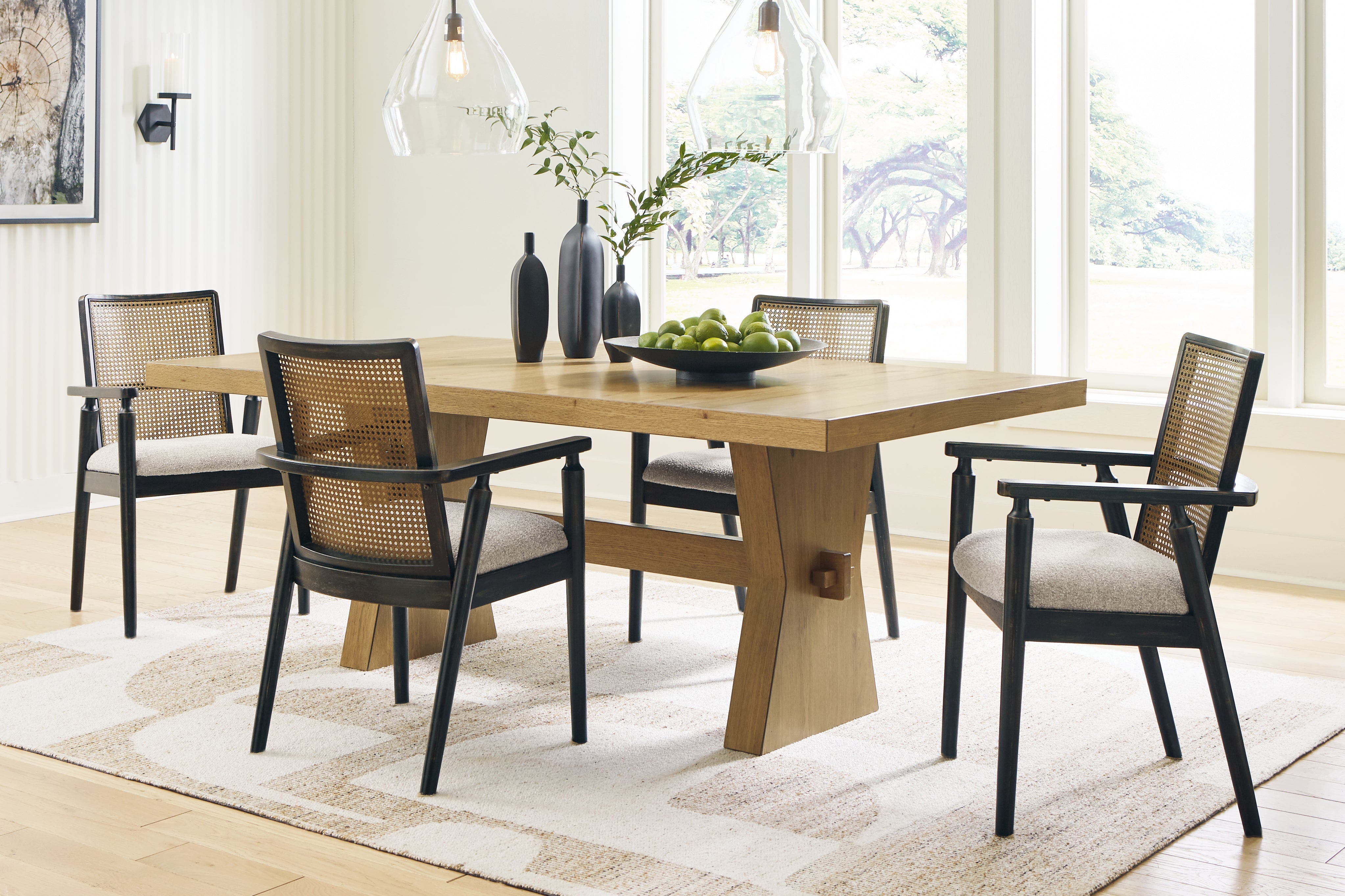 Galliden Dining Table and 4 Chairs