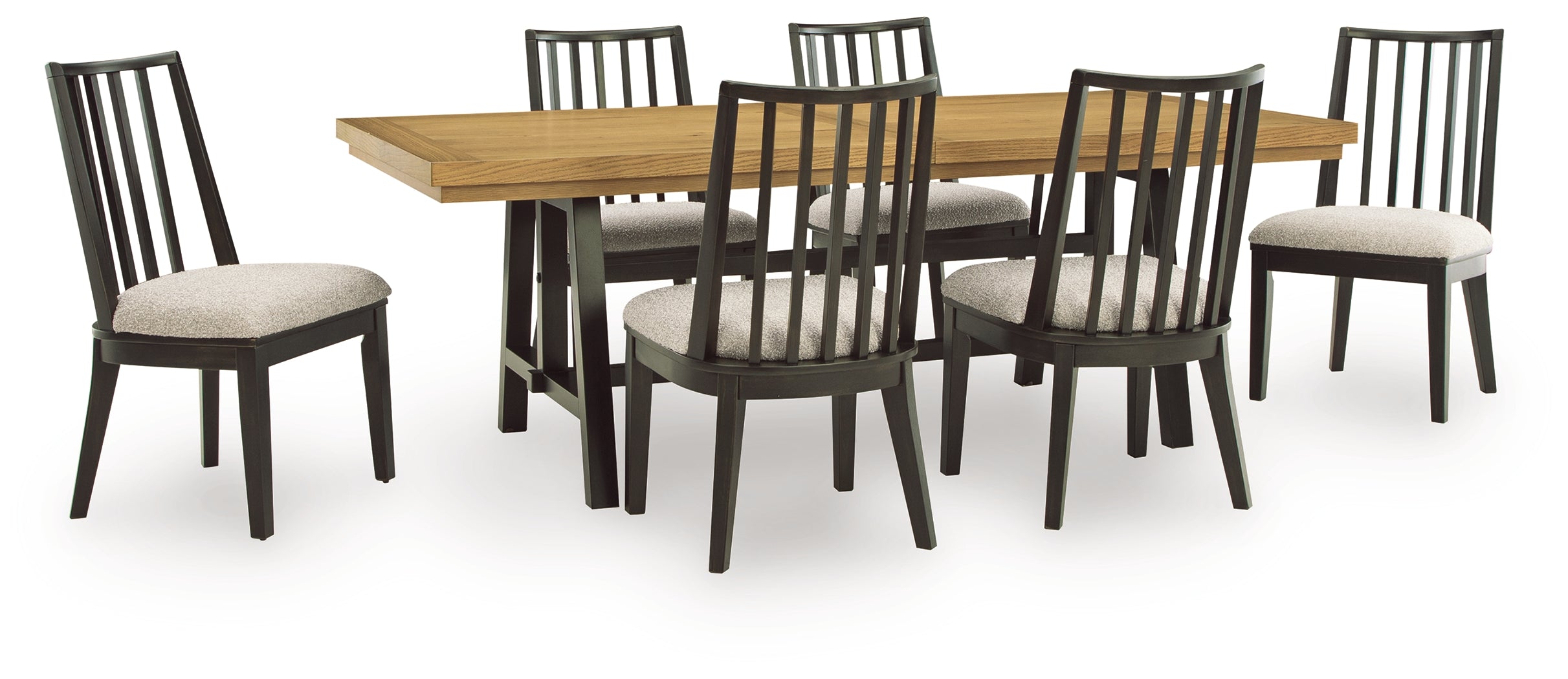 Galliden Extension Dining Table and 6 Chairs