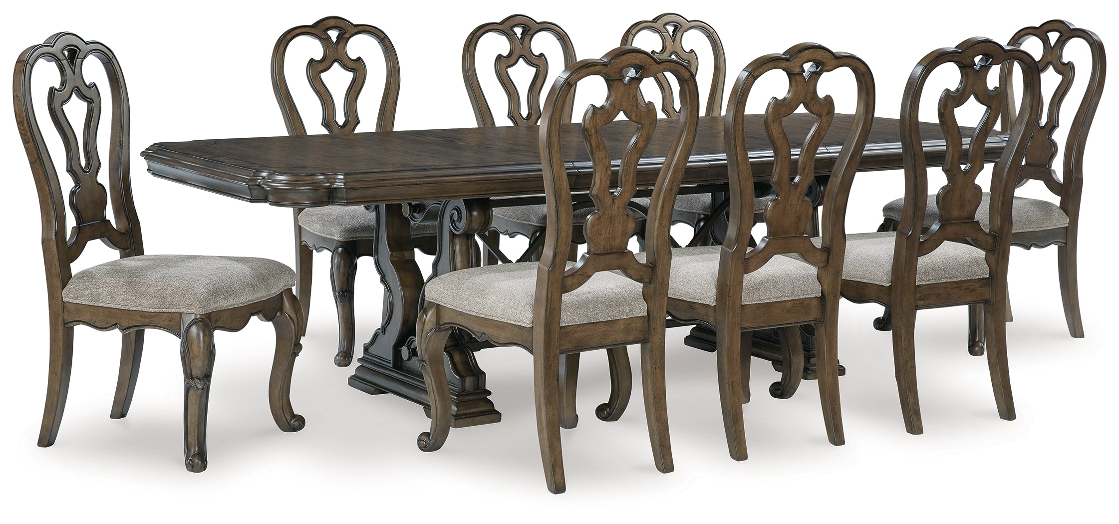 Maylee Dining Table and 8 Chairs