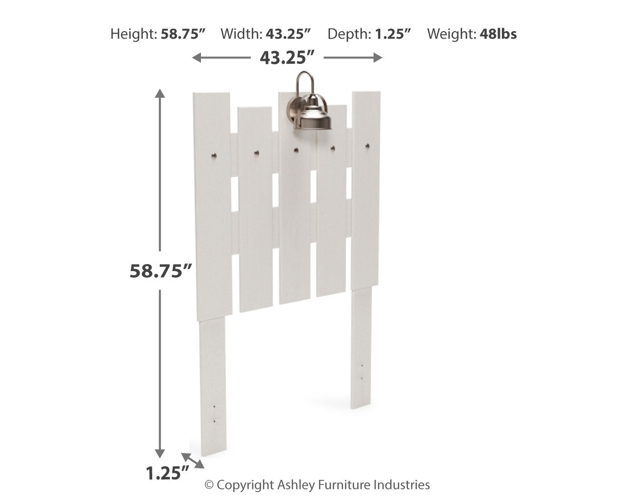Vaibryn Twin Panel Headboard