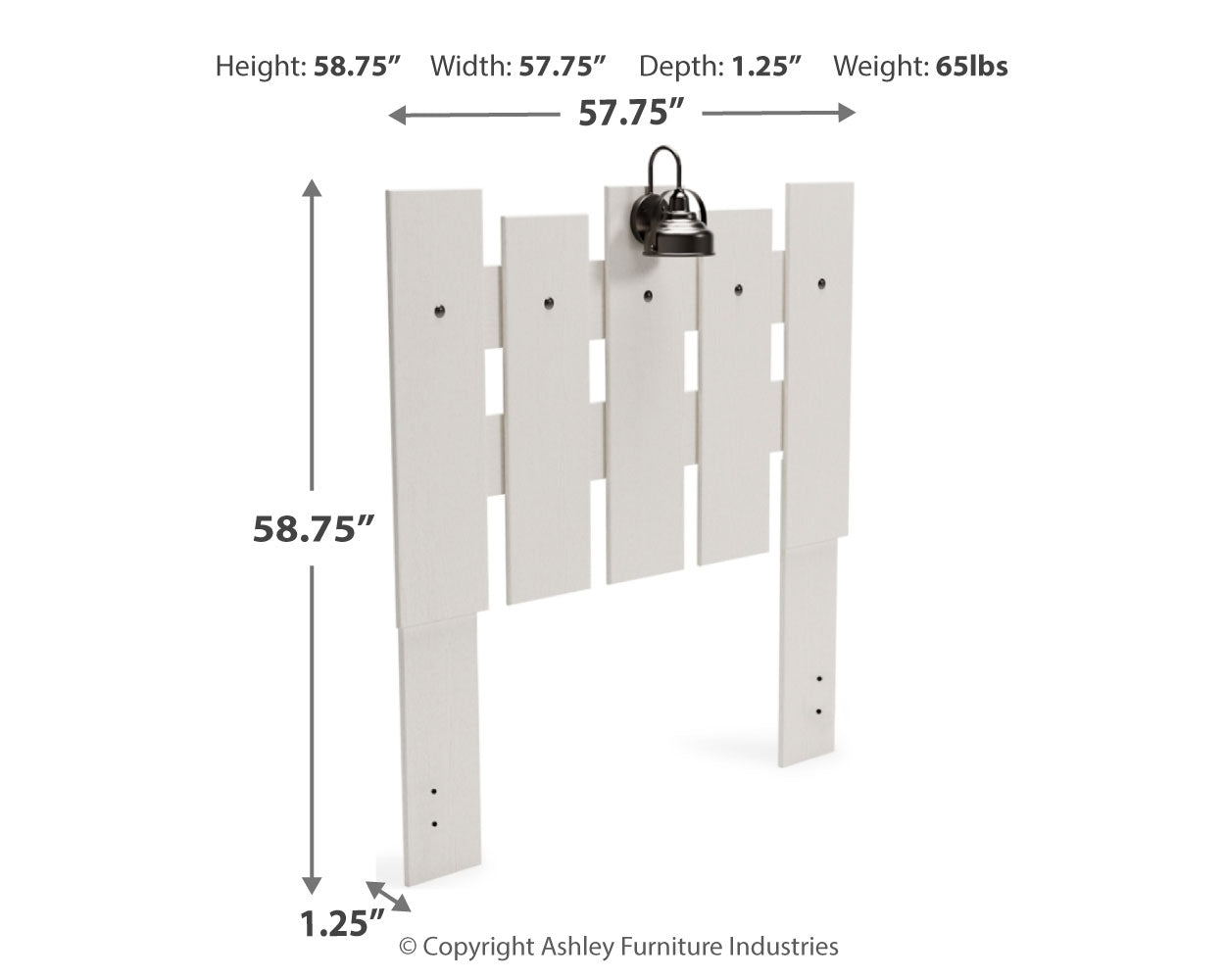 Vaibryn Full Panel Headboard