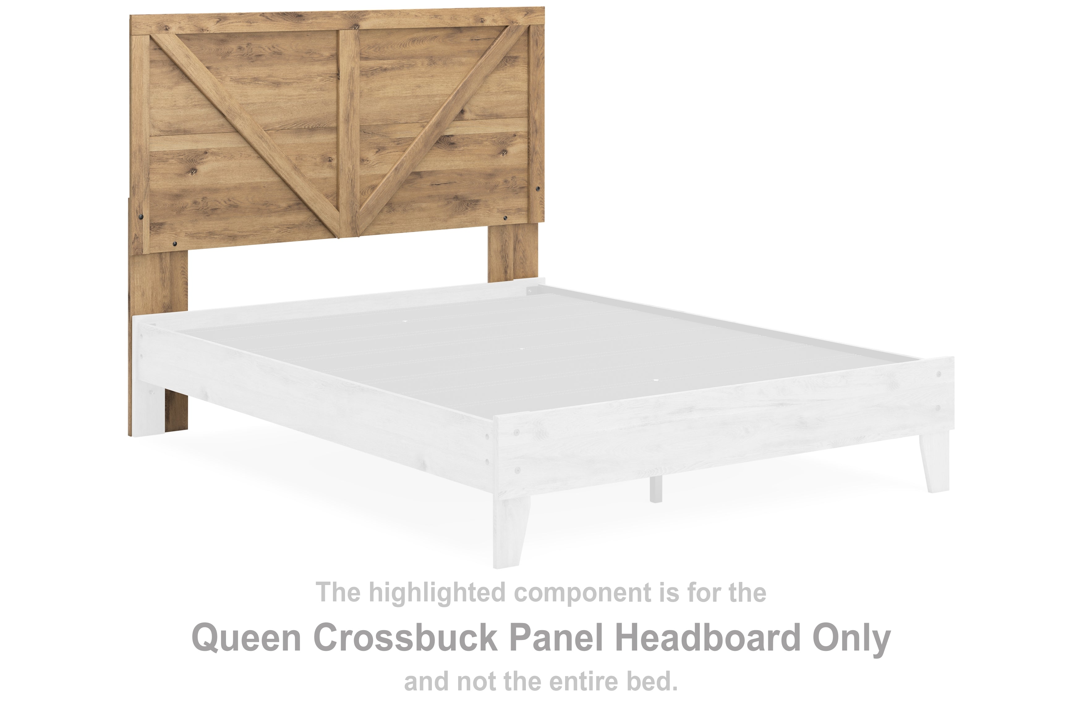 Larstin Queen Crossbuck Panel Headboard