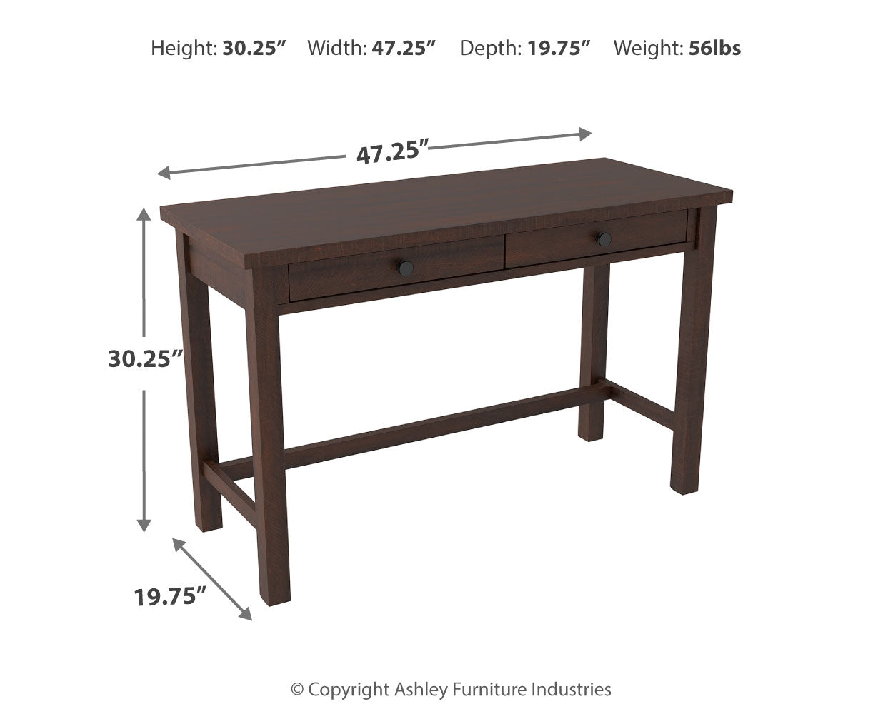 Camiburg 47" Home Office Desk