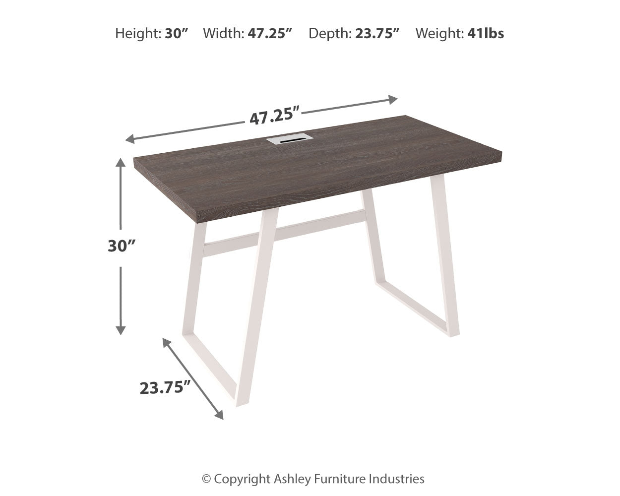 Dorrinson 47" Home Office Desk