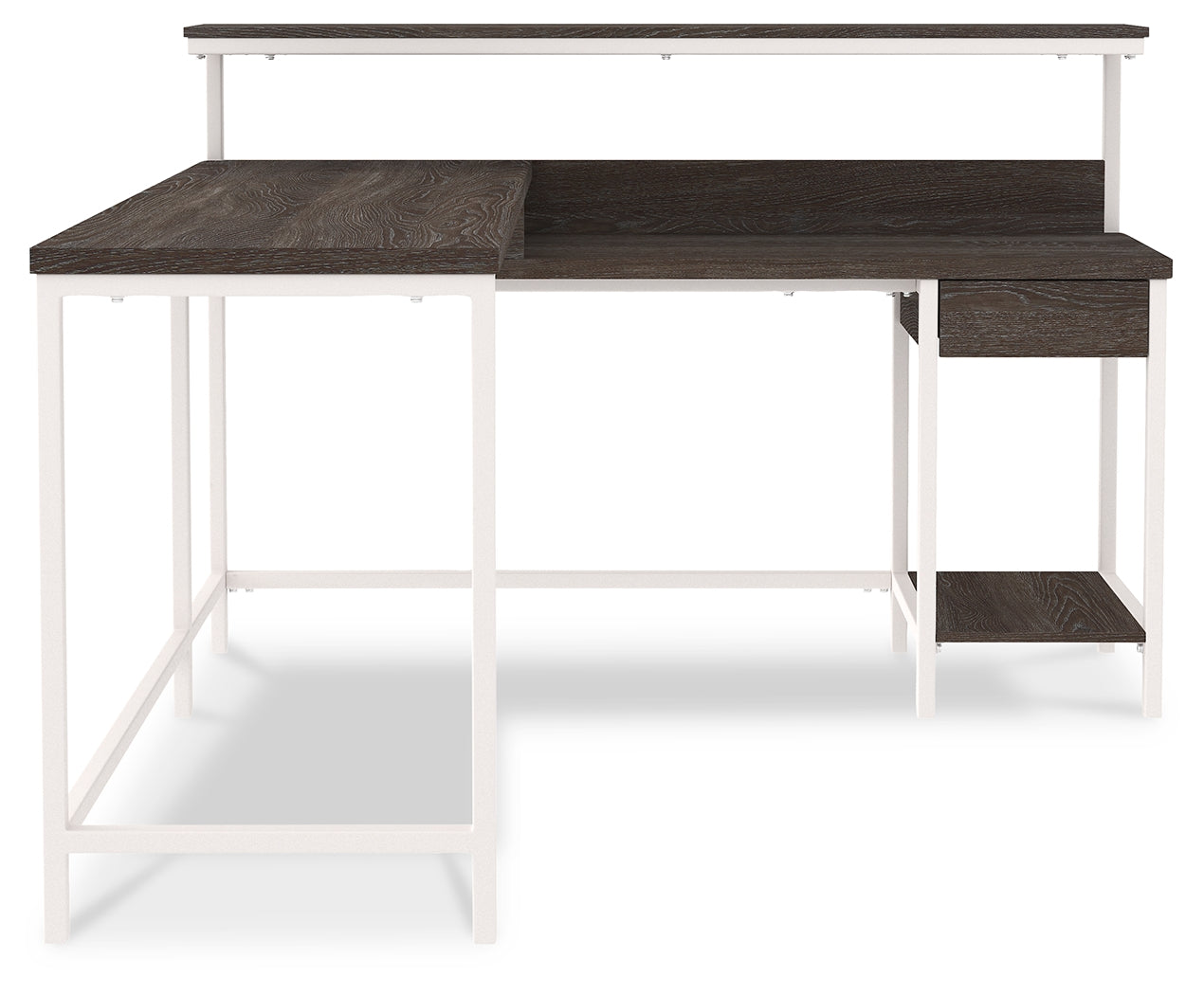 Dorrinson Home Office L-Desk with Storage