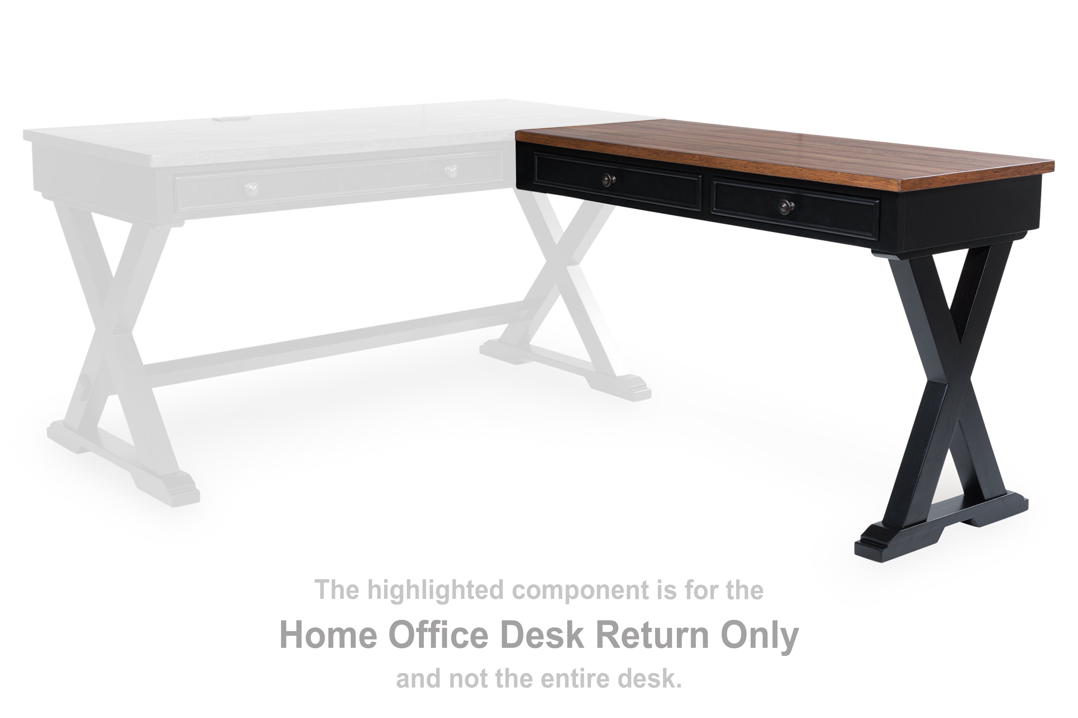 Wildenauer Home Office Desk Return
