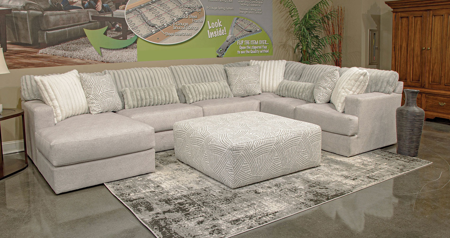 Logan 3 Piece Modular Sectional-Moonstruck - MyWaynesHome #