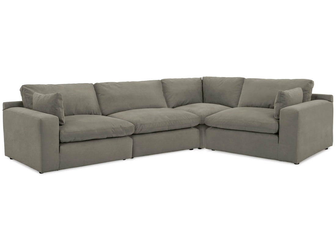 Next-Gen Gaucho 4-Piece Sectional - Gray - MyWaynesHome #