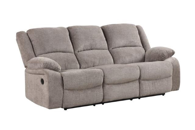 Reclining Sofa-Loveseat With Console And Recliner Set-Gray - MyWaynesHome #