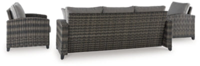 Oasis Court Outdoor Sofa/Chairs/Table Set (Set of 4) - MyWaynesHome #