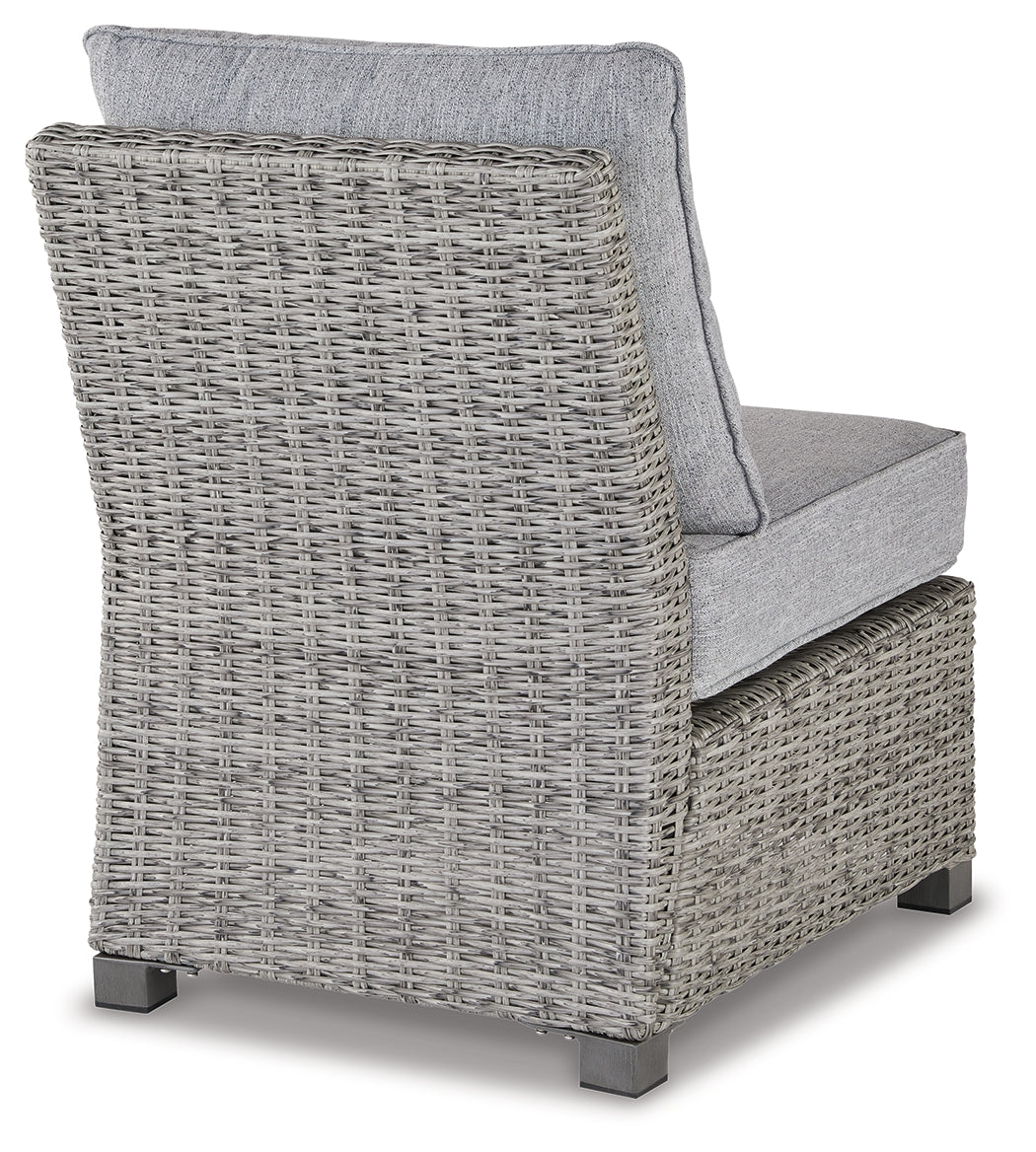 Naples Beach Armless Chair with Cushion