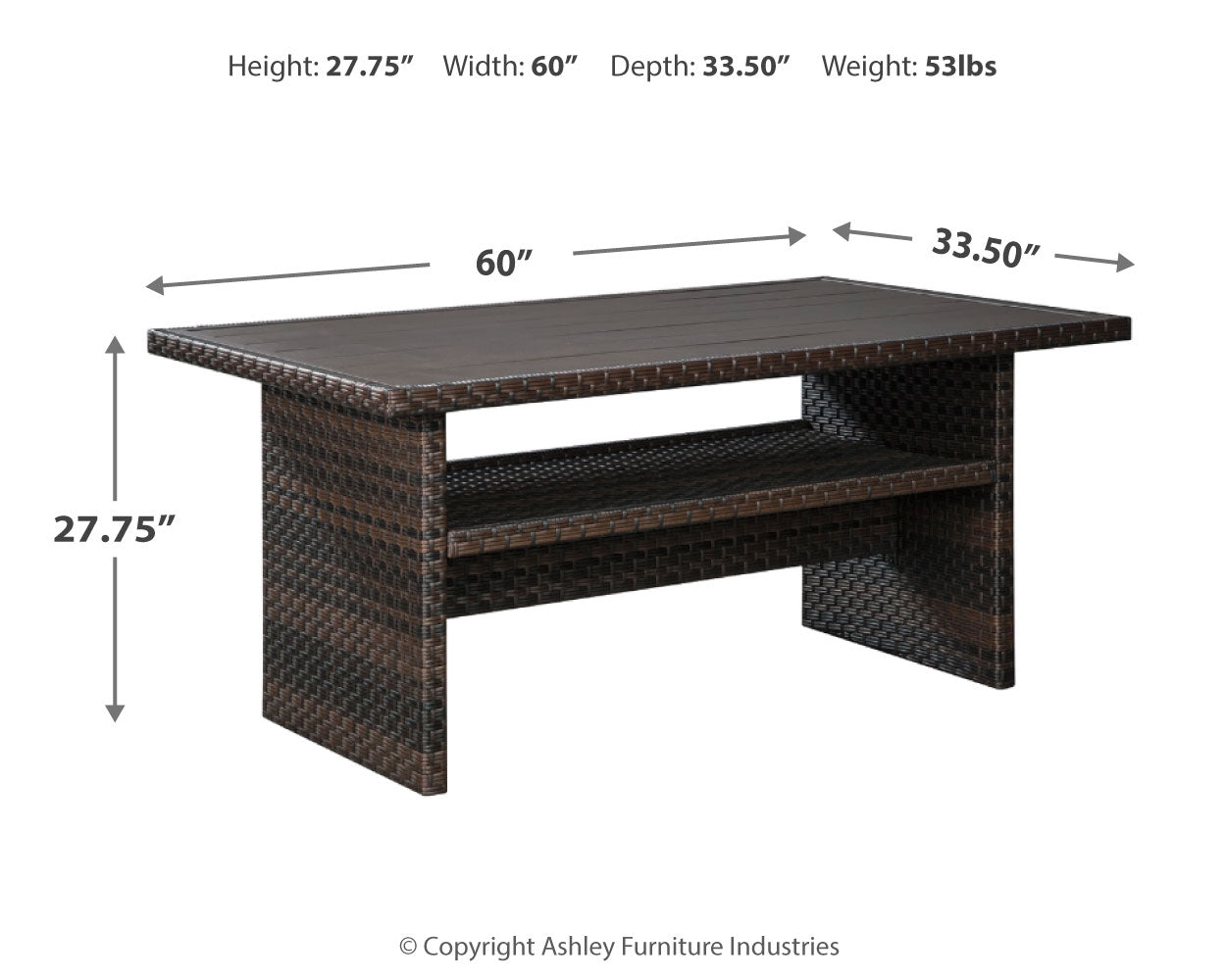 Easy Isle 3-Piece Outdoor Sofa Sectional with Lounge Chair and Table