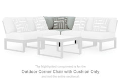 Beachloft Outdoor Corner Chair with Cushion