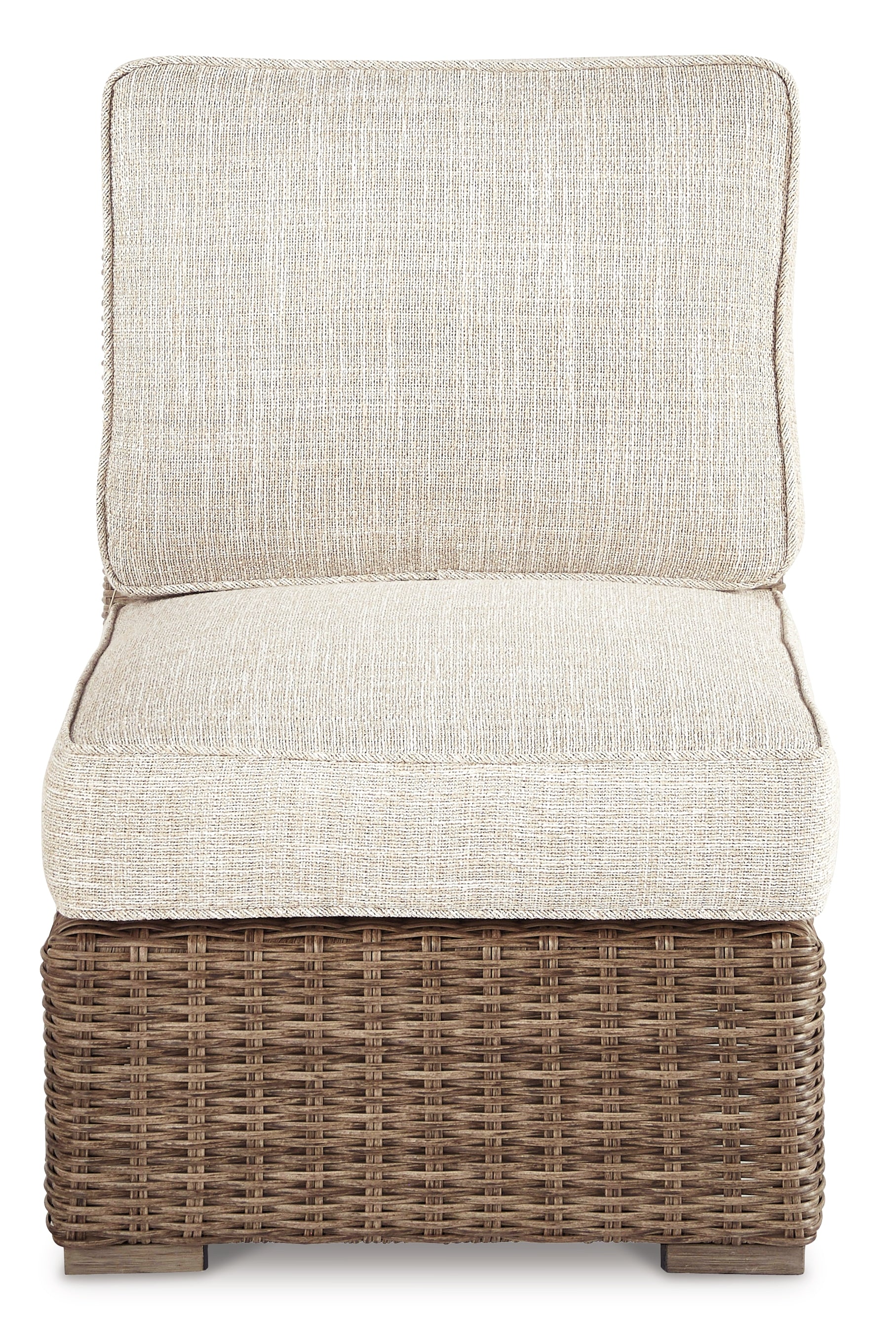 Beachcroft Outdoor Armless Chair with Cushion - MyWaynesHome #