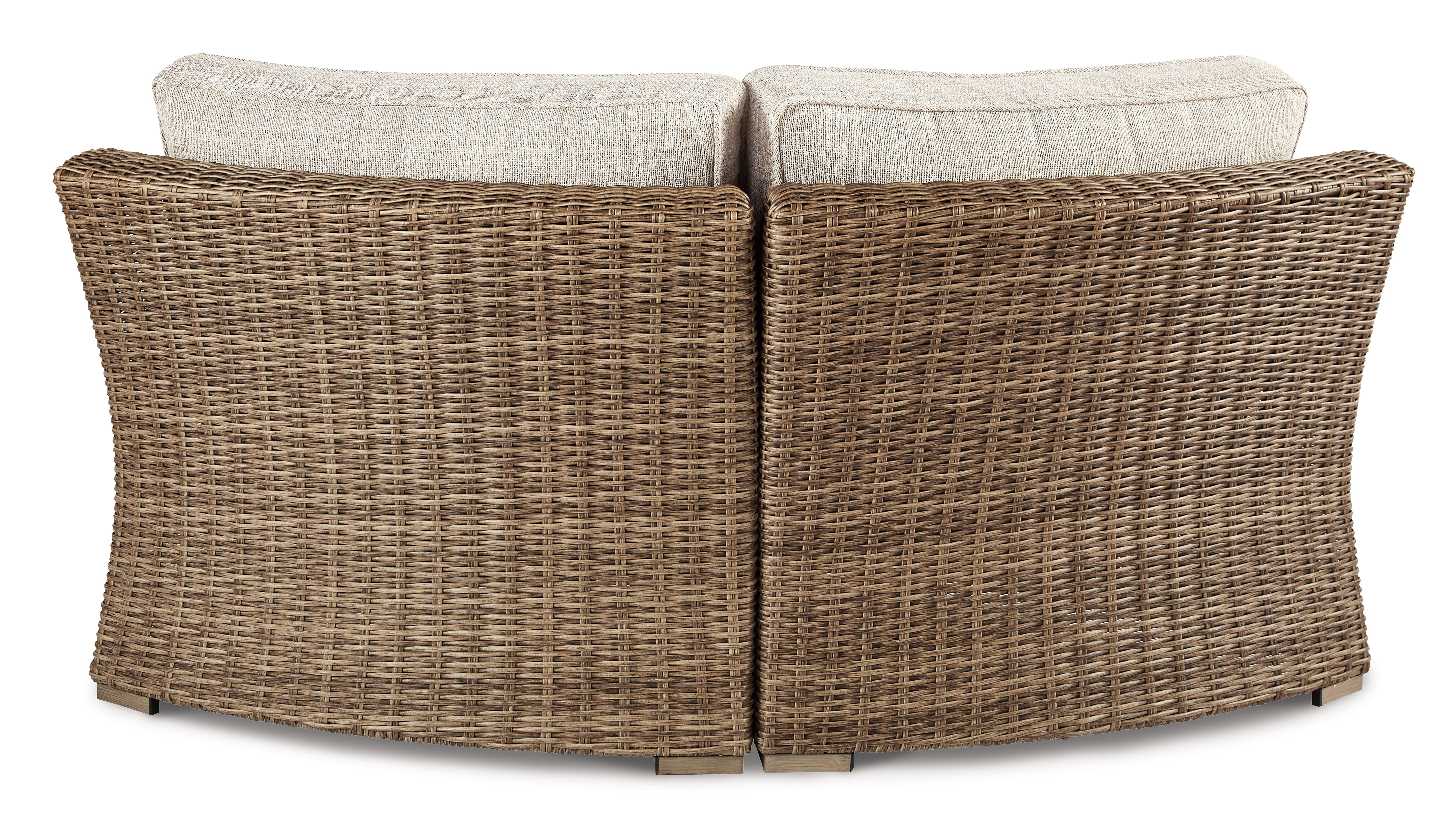 Beachcroft Outdoor Curved Corner Chair with Cushion - MyWaynesHome #