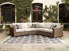 Beachcroft 3-Piece Outdoor Sectional with Coffee Table and 2 End Tables - MyWaynesHome #