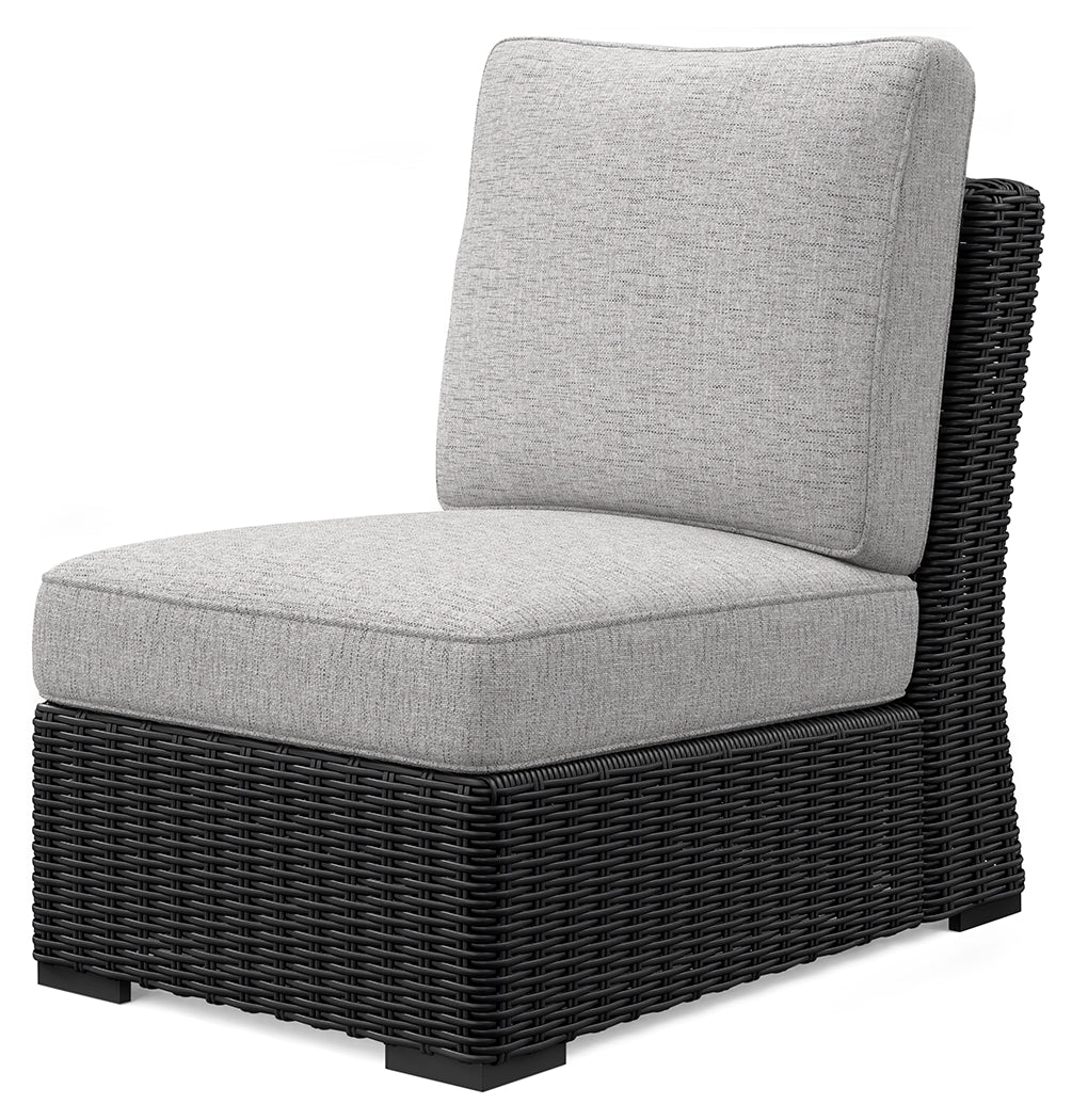 Beachcroft Outdoor Armless Chair with Cushion - MyWaynesHome #
