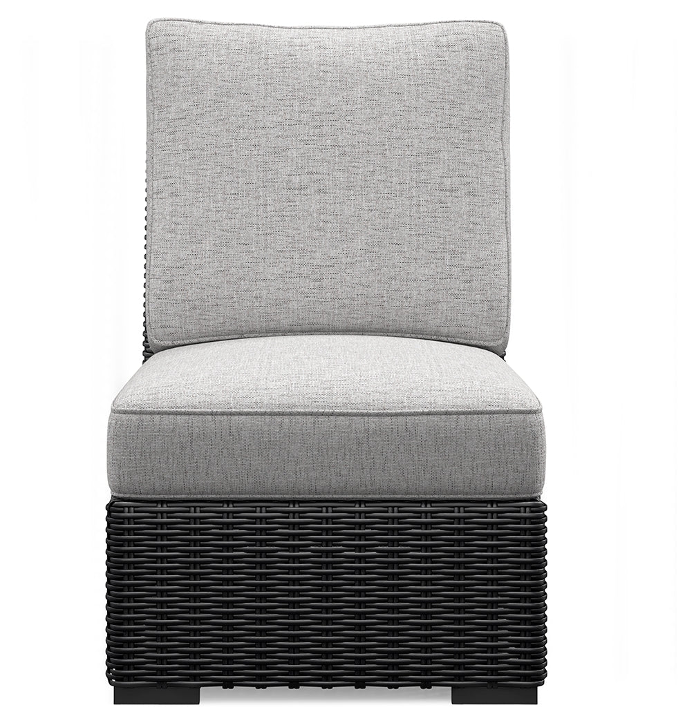 Beachcroft Outdoor Armless Chair with Cushion - MyWaynesHome #