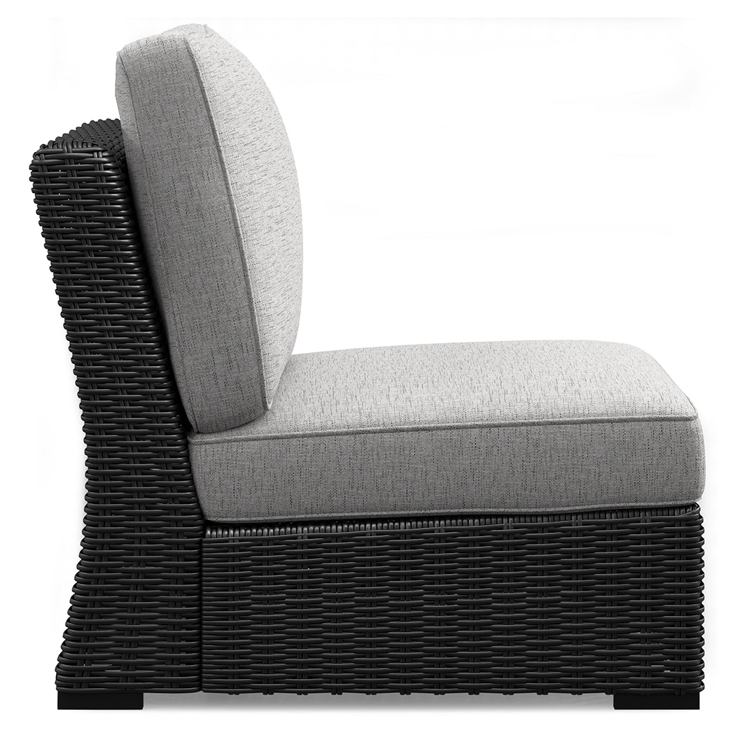Beachcroft Outdoor Armless Chair with Cushion - MyWaynesHome #