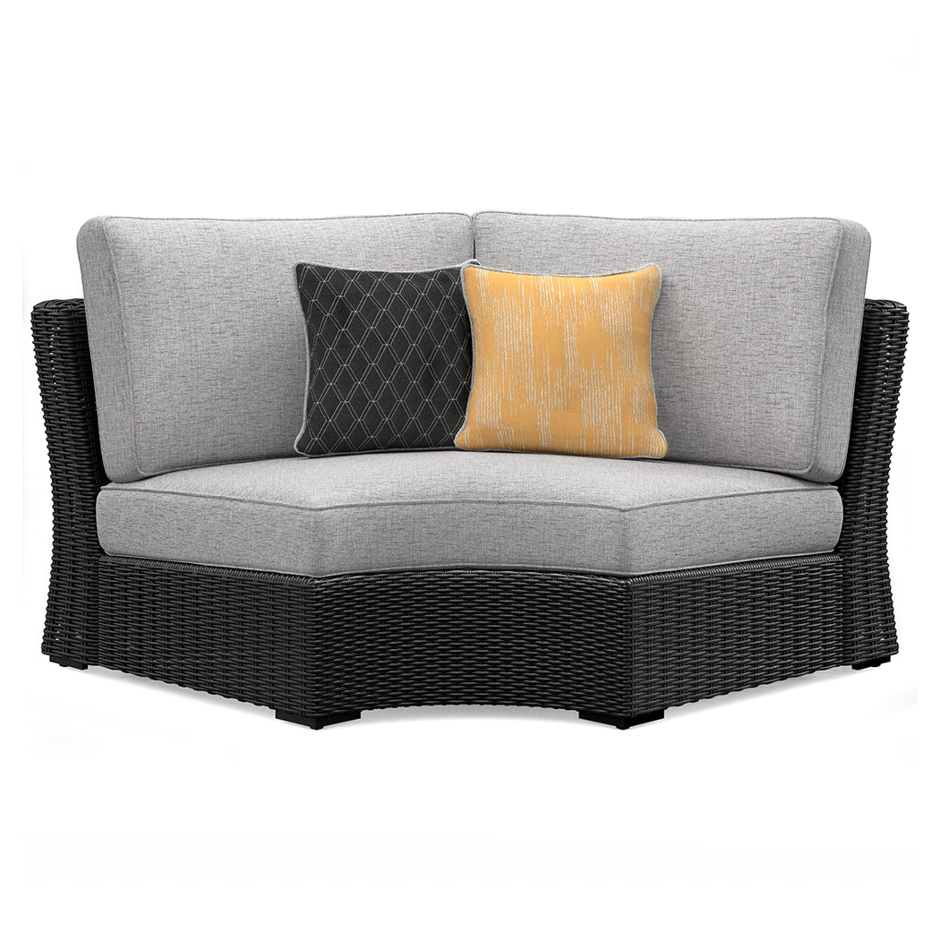 Beachcroft Outdoor Curved Corner Chair with Cushion - MyWaynesHome #
