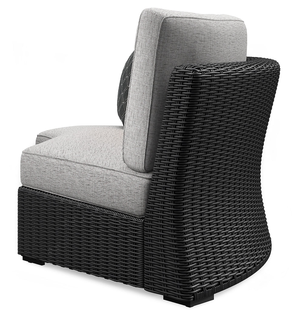 Beachcroft Outdoor Curved Corner Chair with Cushion - MyWaynesHome #