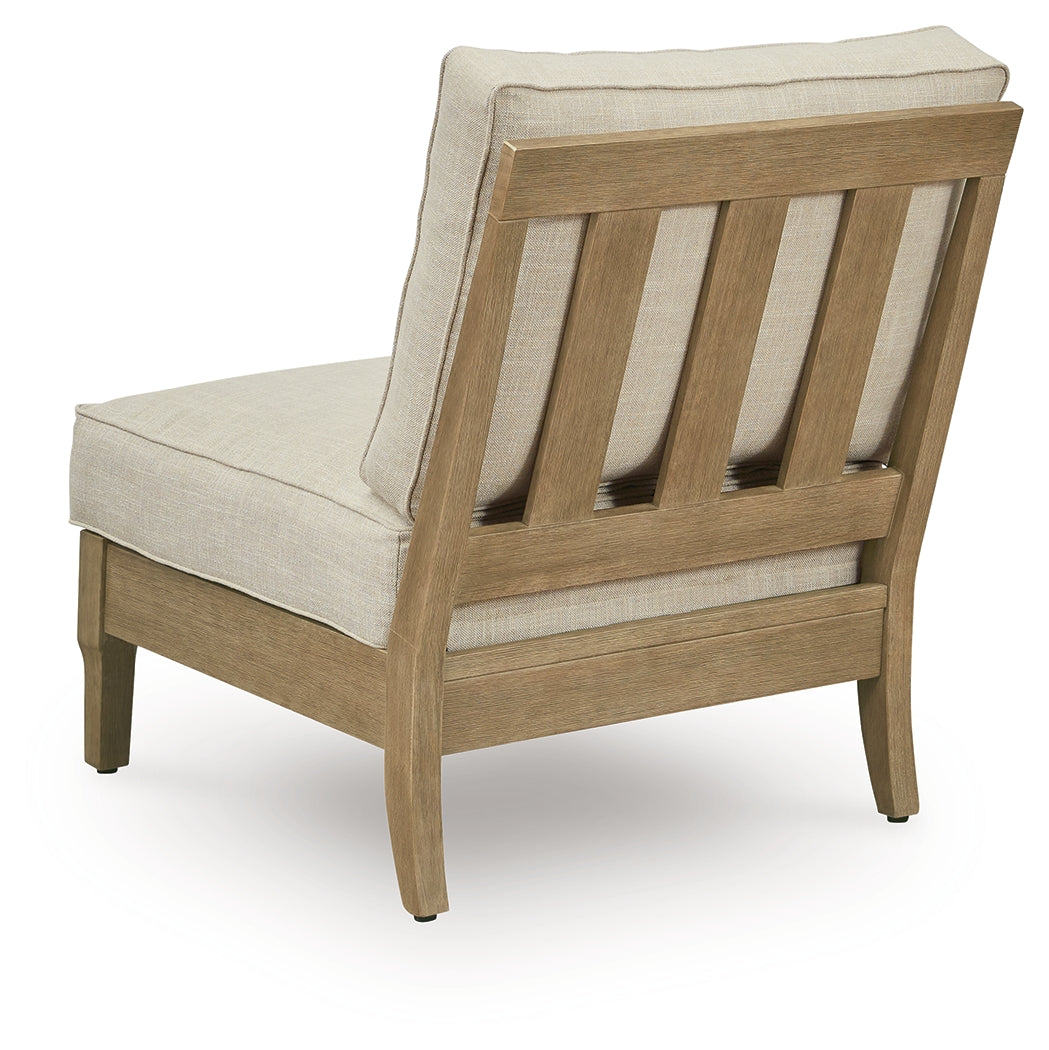 Clare View Armless Chair with Cushion