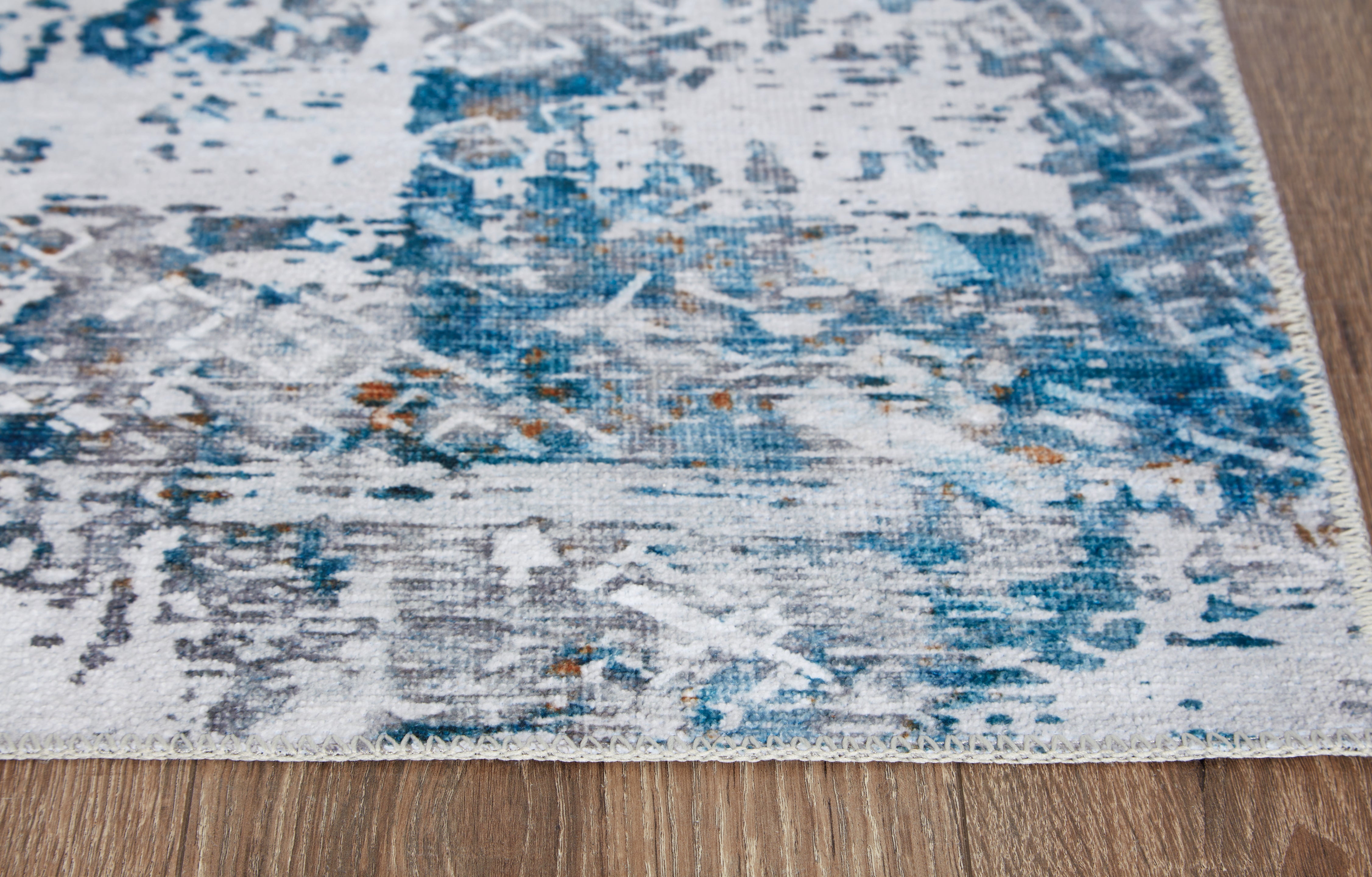 Garyard 8'1" x 10'1" Washable Rug