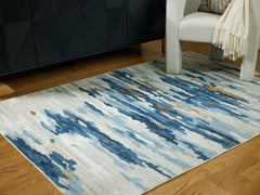 Vinlett 8' x 10' Washable Rug