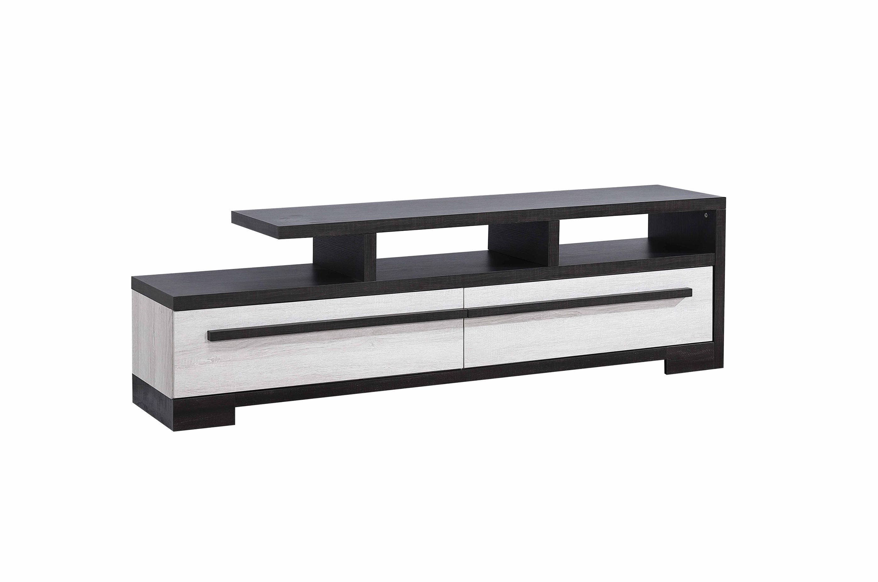Remington Black/White 72" TV Stand - MyWaynesHome #