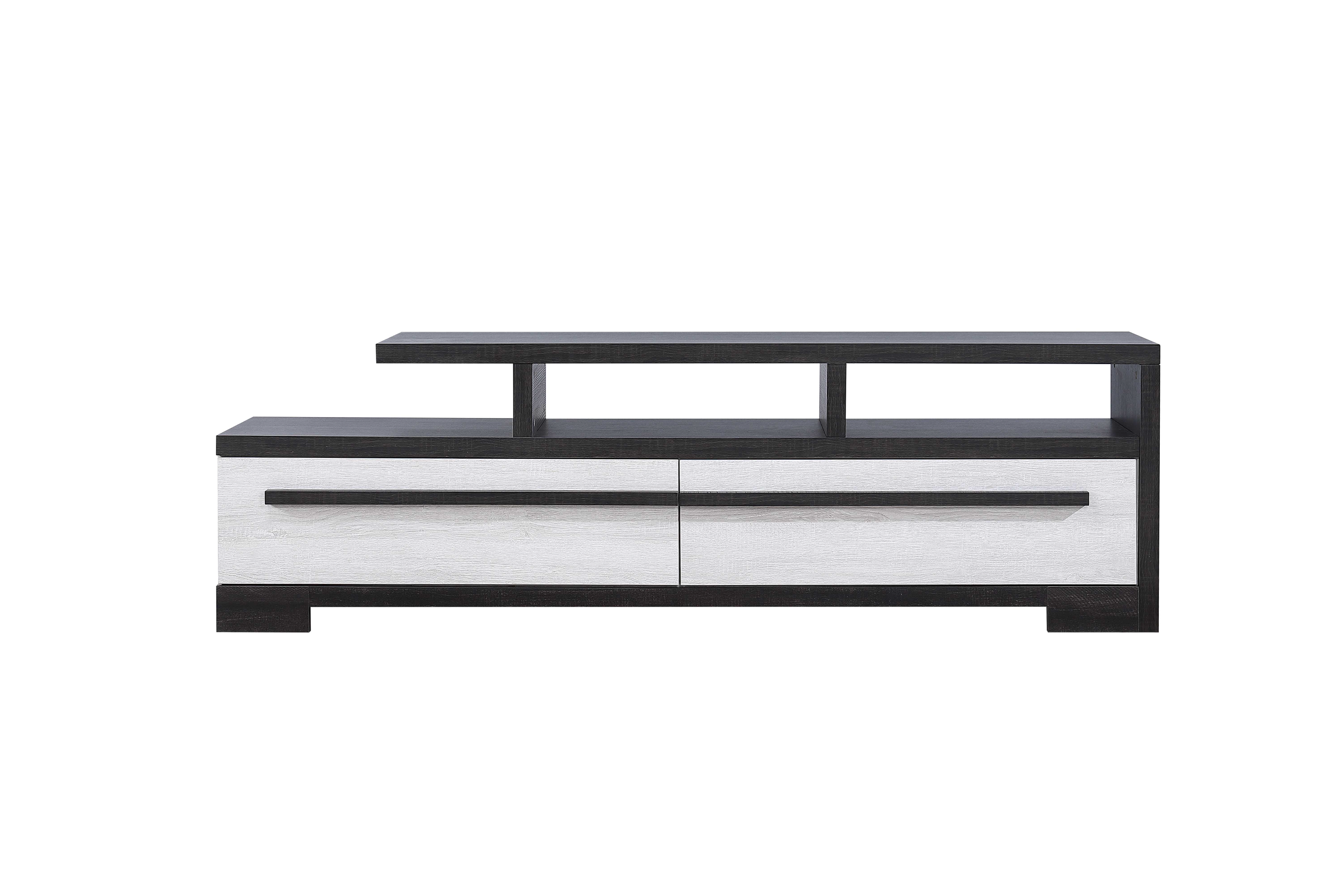 Remington Black/White 72" TV Stand - MyWaynesHome #