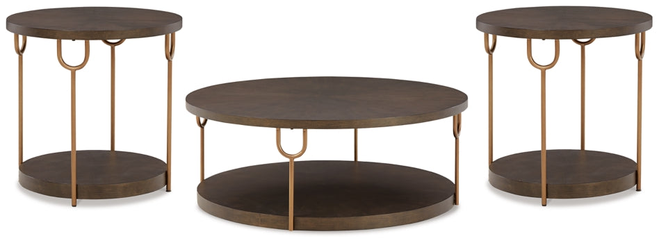Brazburn Coffee Table and 2 End Tables