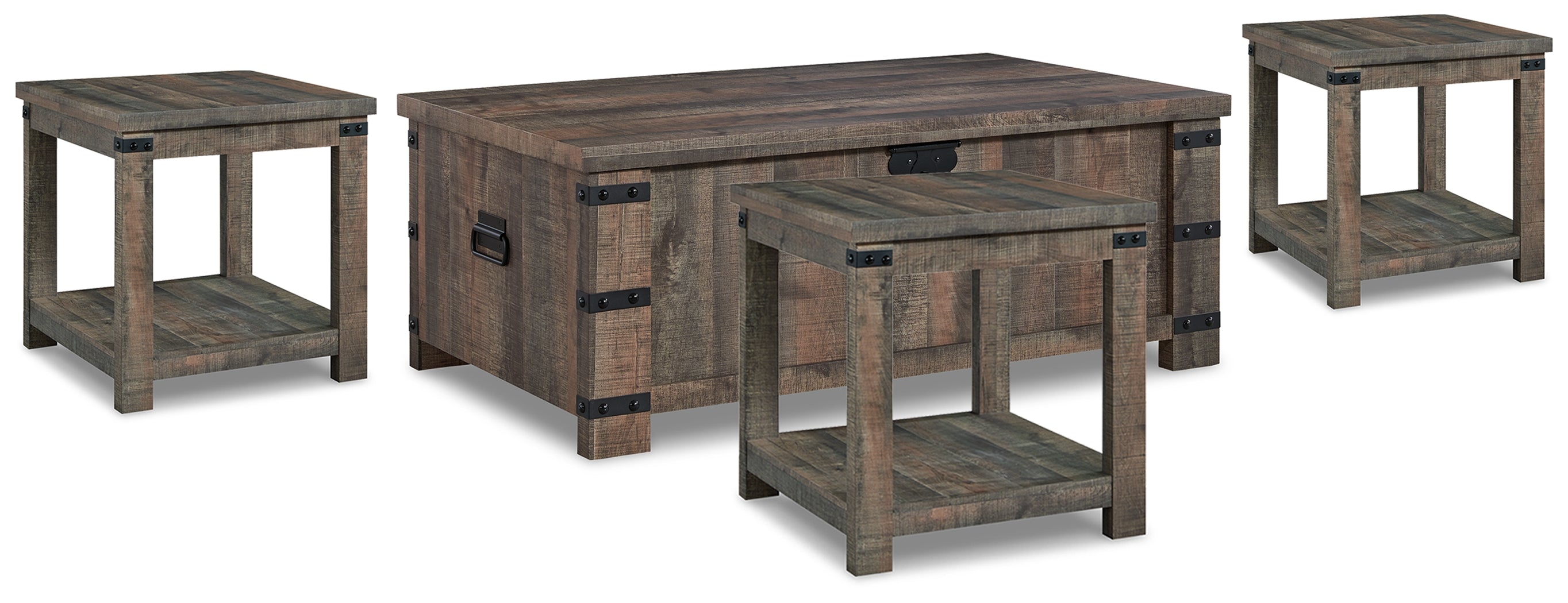 Hollum Coffee Table and 3 End Tables