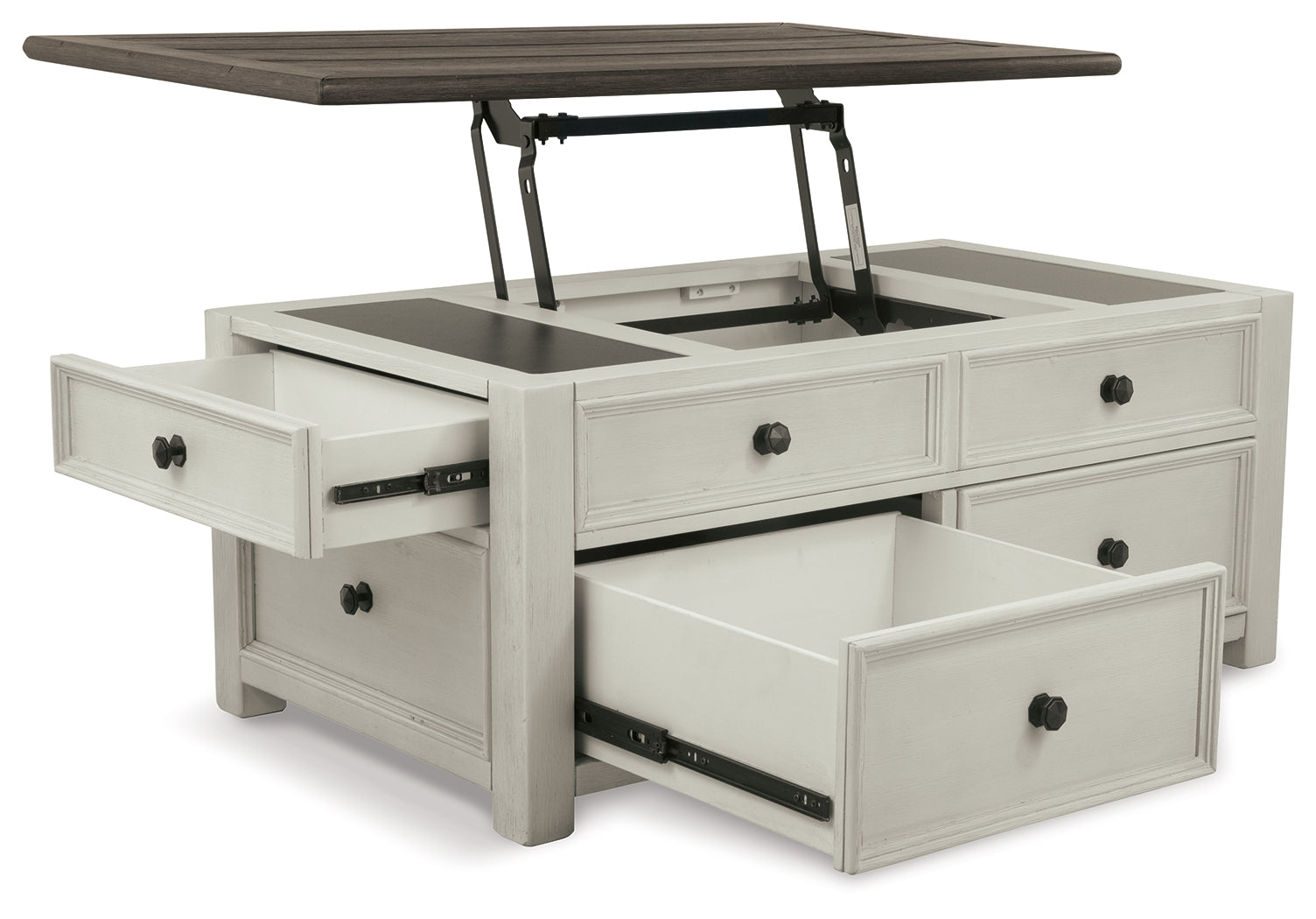 Bolanburg Coffee Table with End Table and Chairside End Table