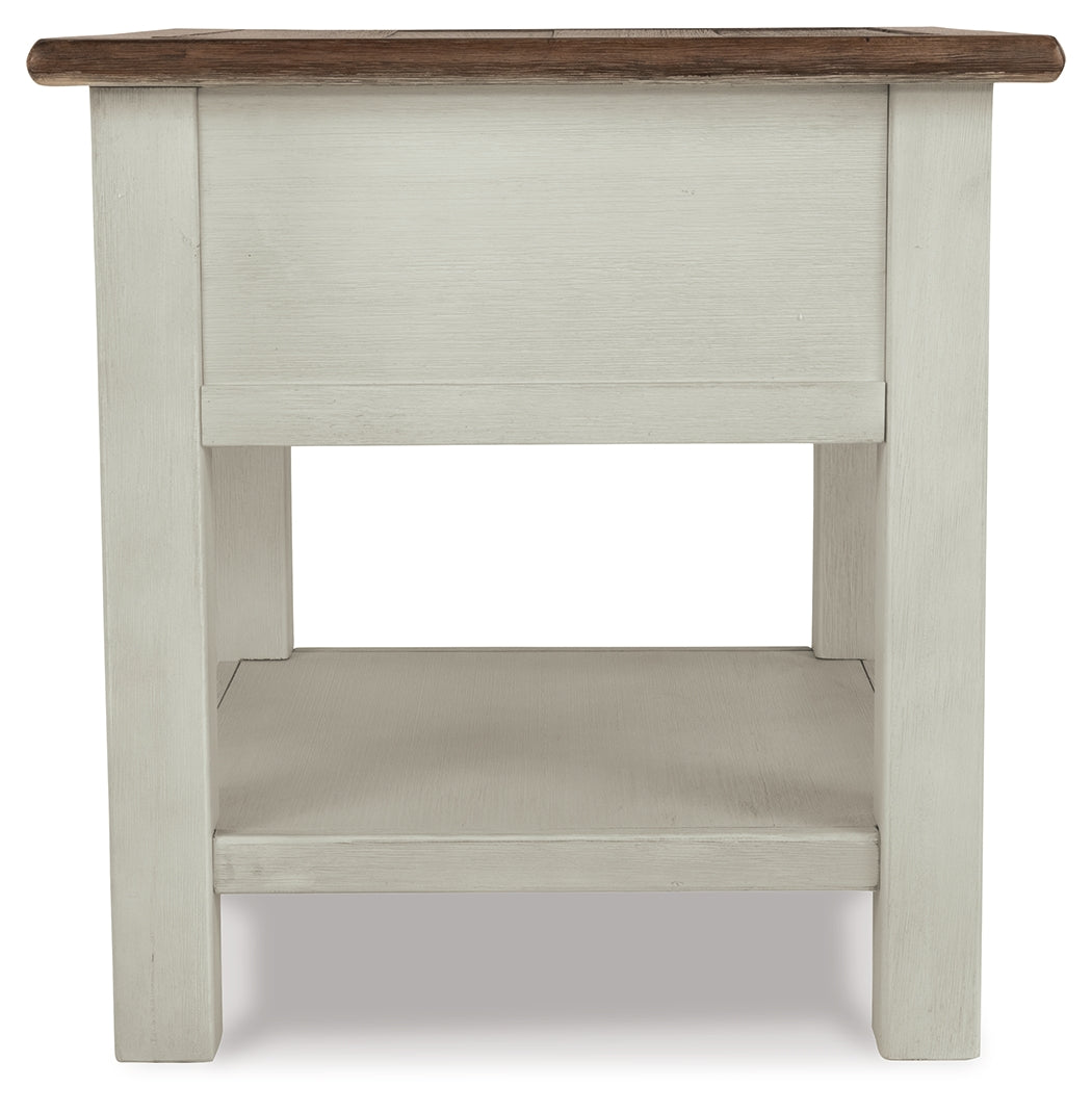 Bolanburg Coffee Table with End Table and Chairside End Table