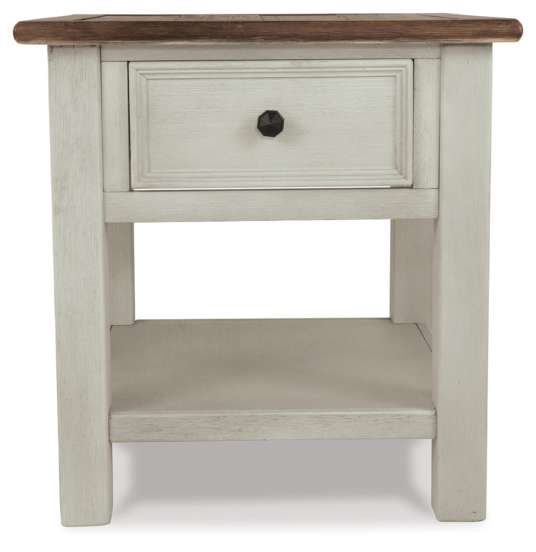 Bolanburg Coffee Table with End Table and Chairside End Table