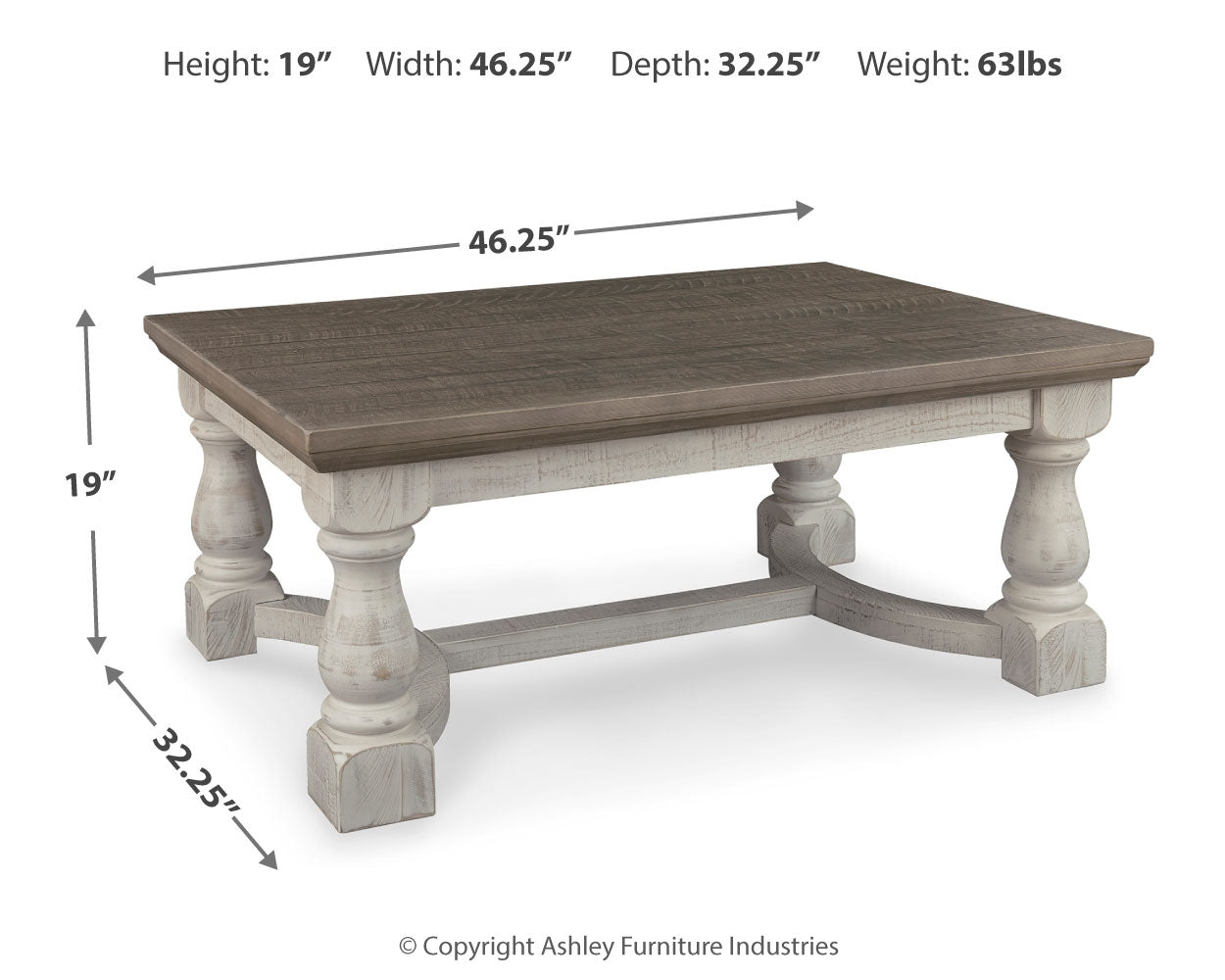 Havalance Coffee Table and 2 End Tables