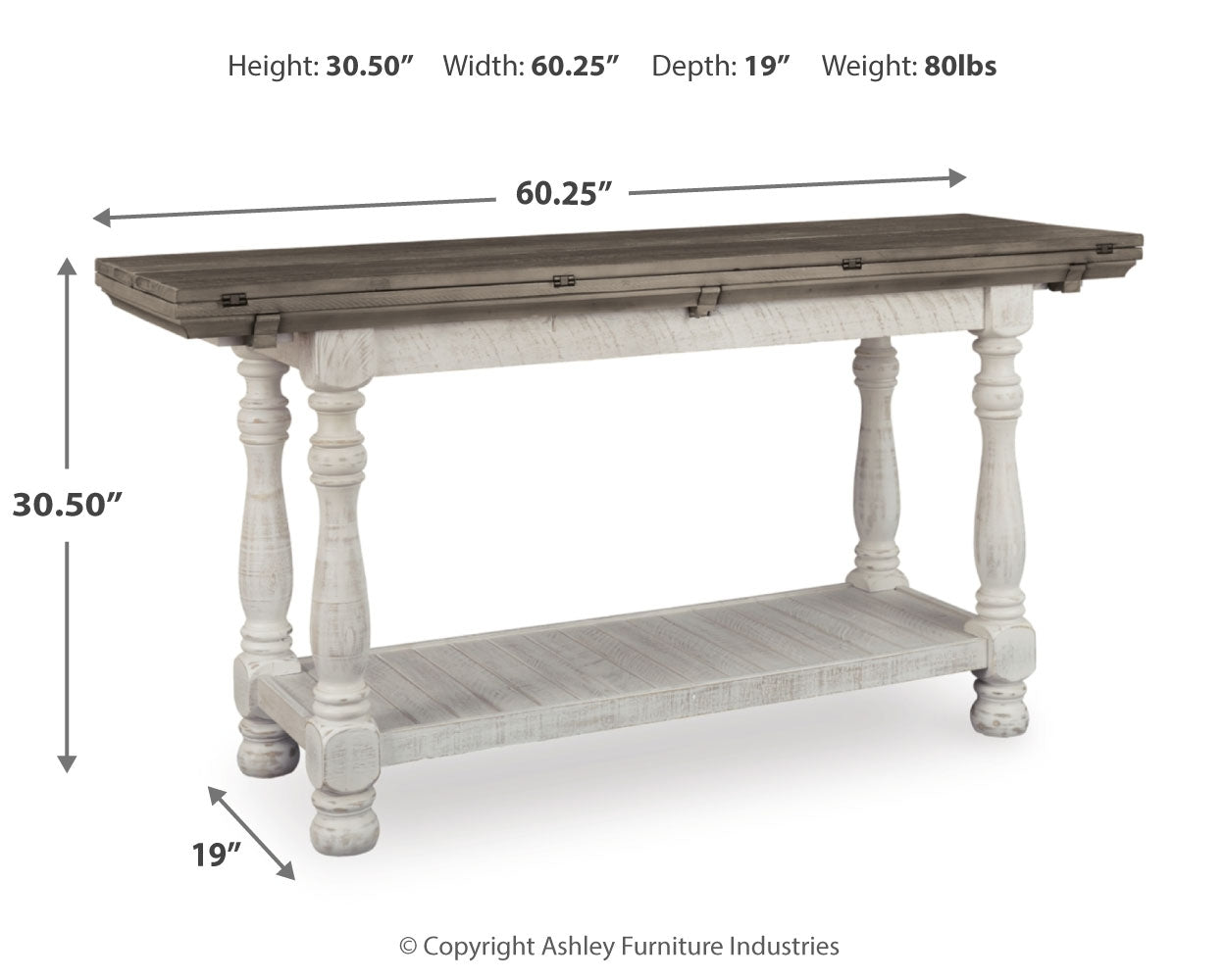 Havalance Sofa/Console Table