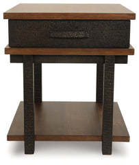 Stanah Coffee Table with End Table and Chairside End Table