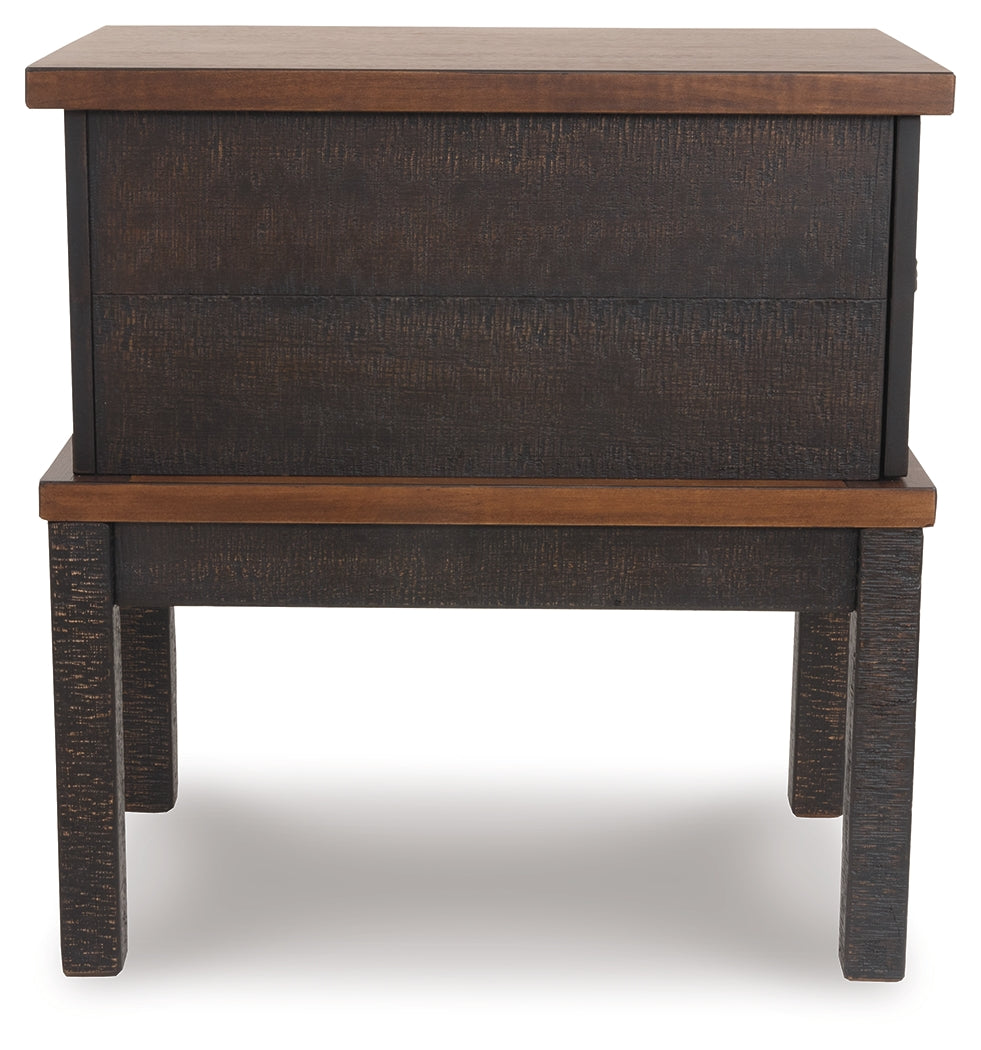 Stanah Coffee Table with End Table and Chairside End Table