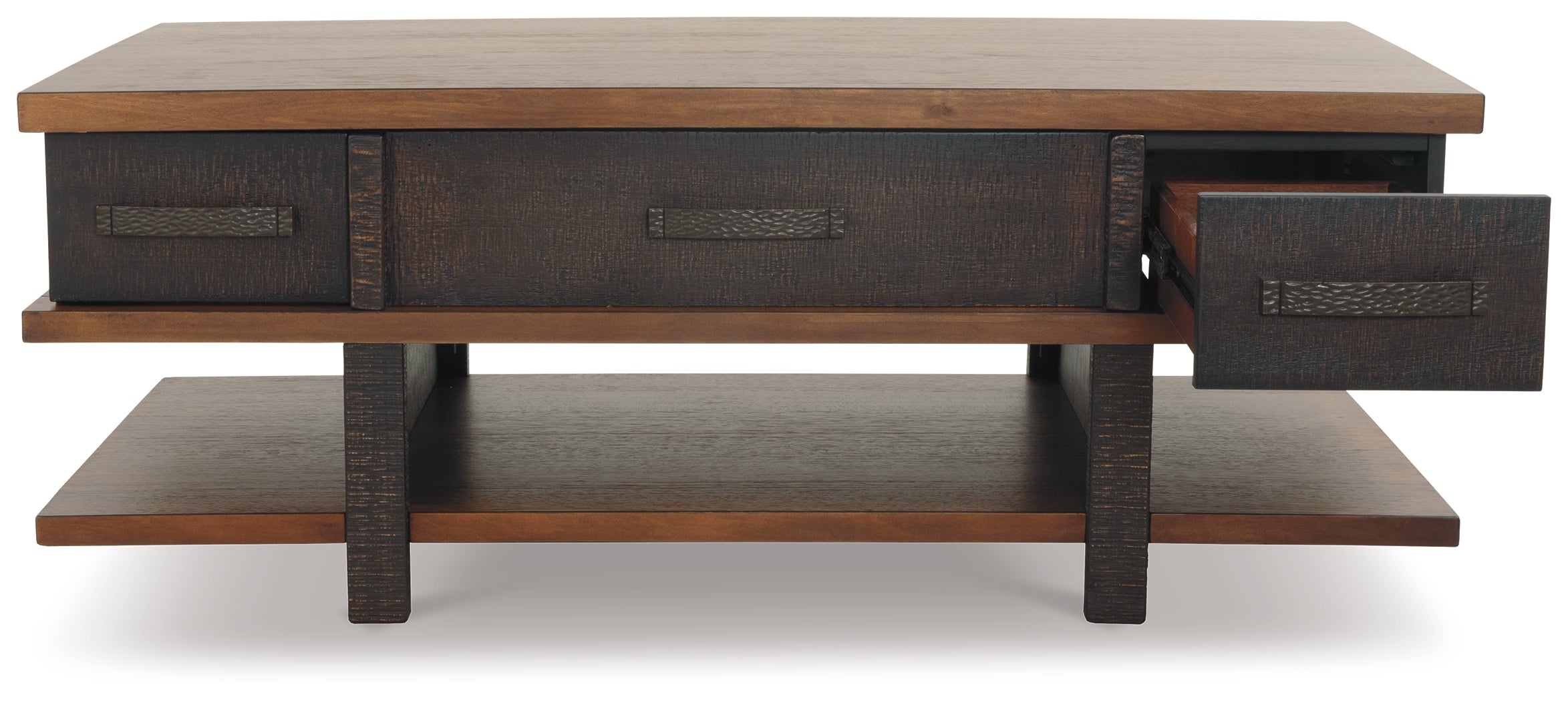 Stanah Coffee Table with End Table and Chairside End Table