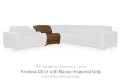 Magic Man Armless Chair with Manual Headrest