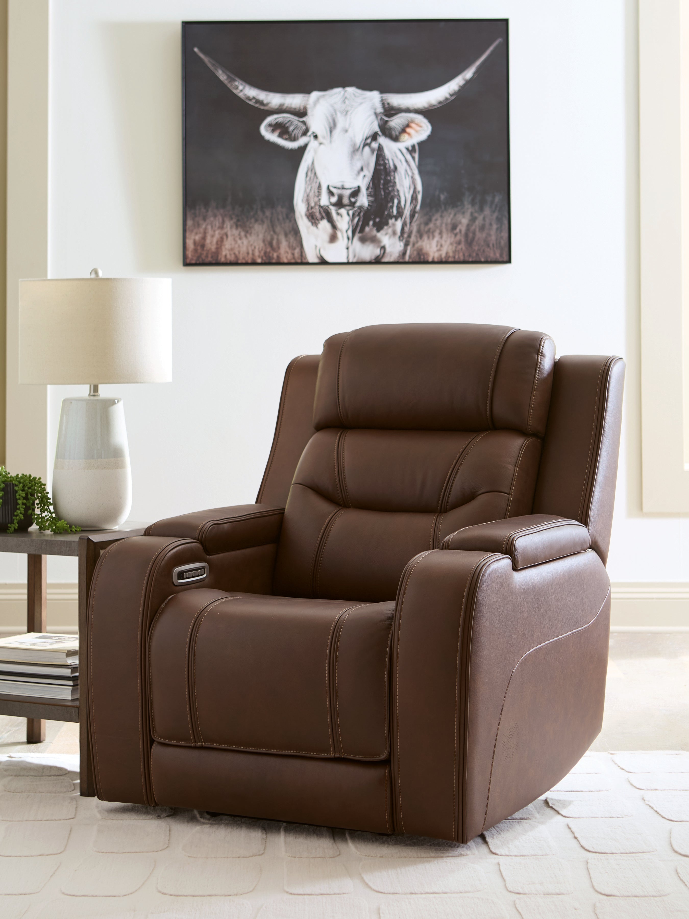 Knightington Power Recliner with Audio Seating