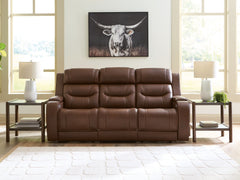 Knightington Power Reclining Sofa with Audio Seating