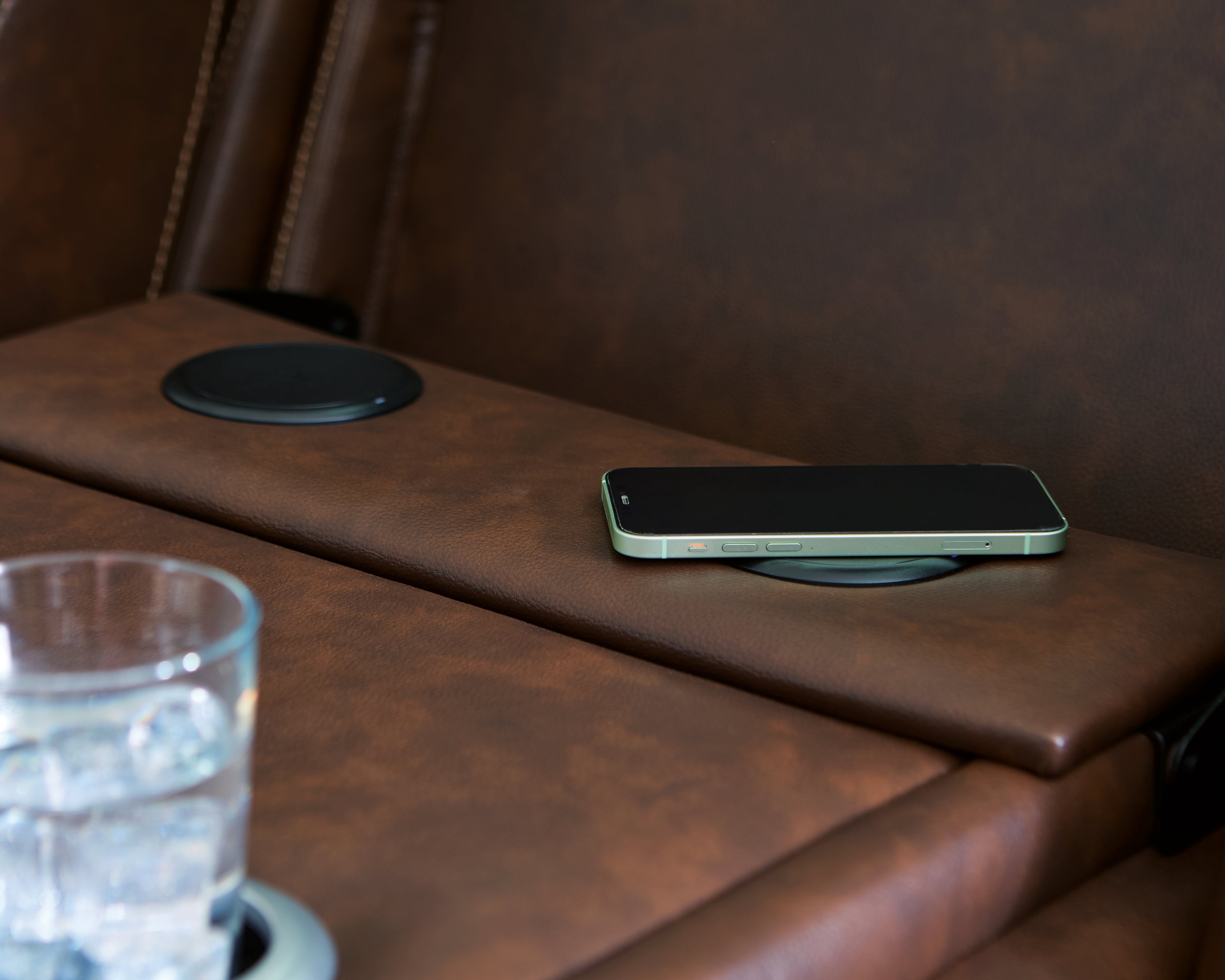 Knightington Power Reclining Sofa with Audio Seating