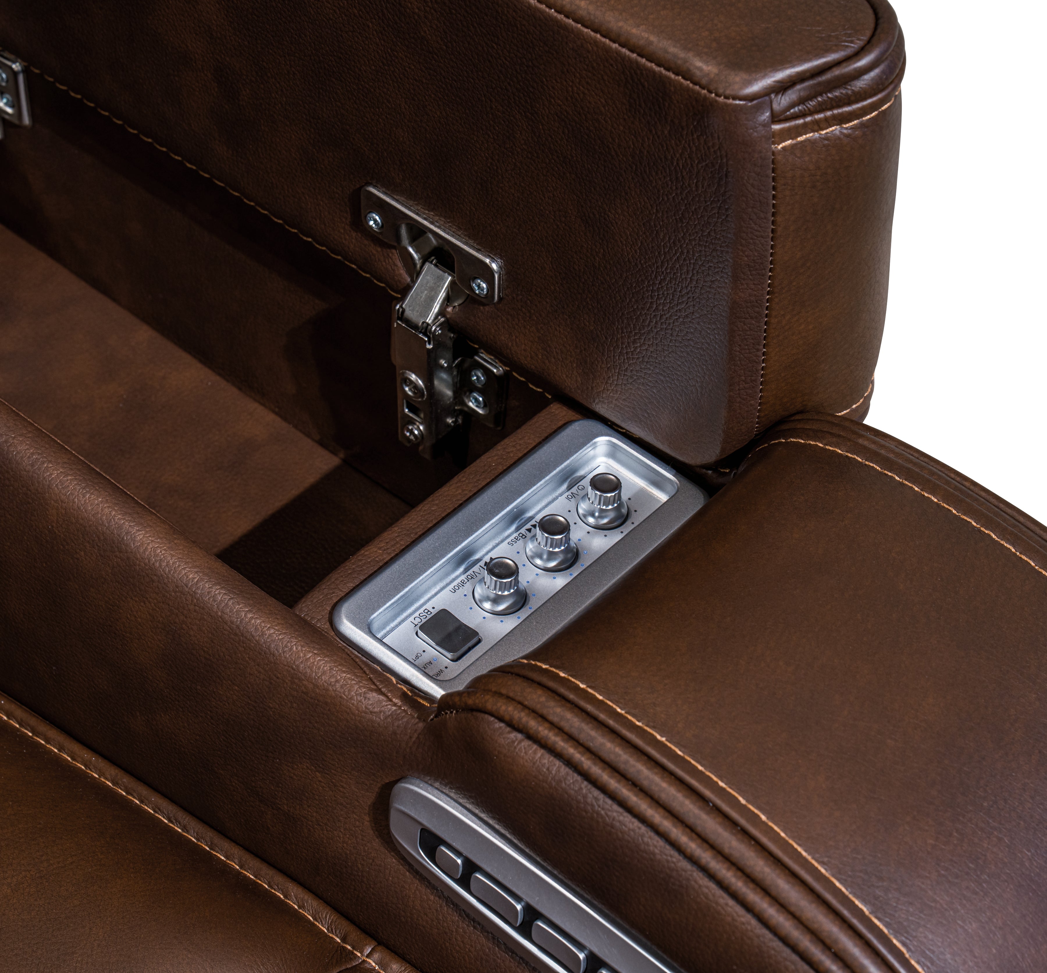 Knightington Power Recliner with Audio Seating