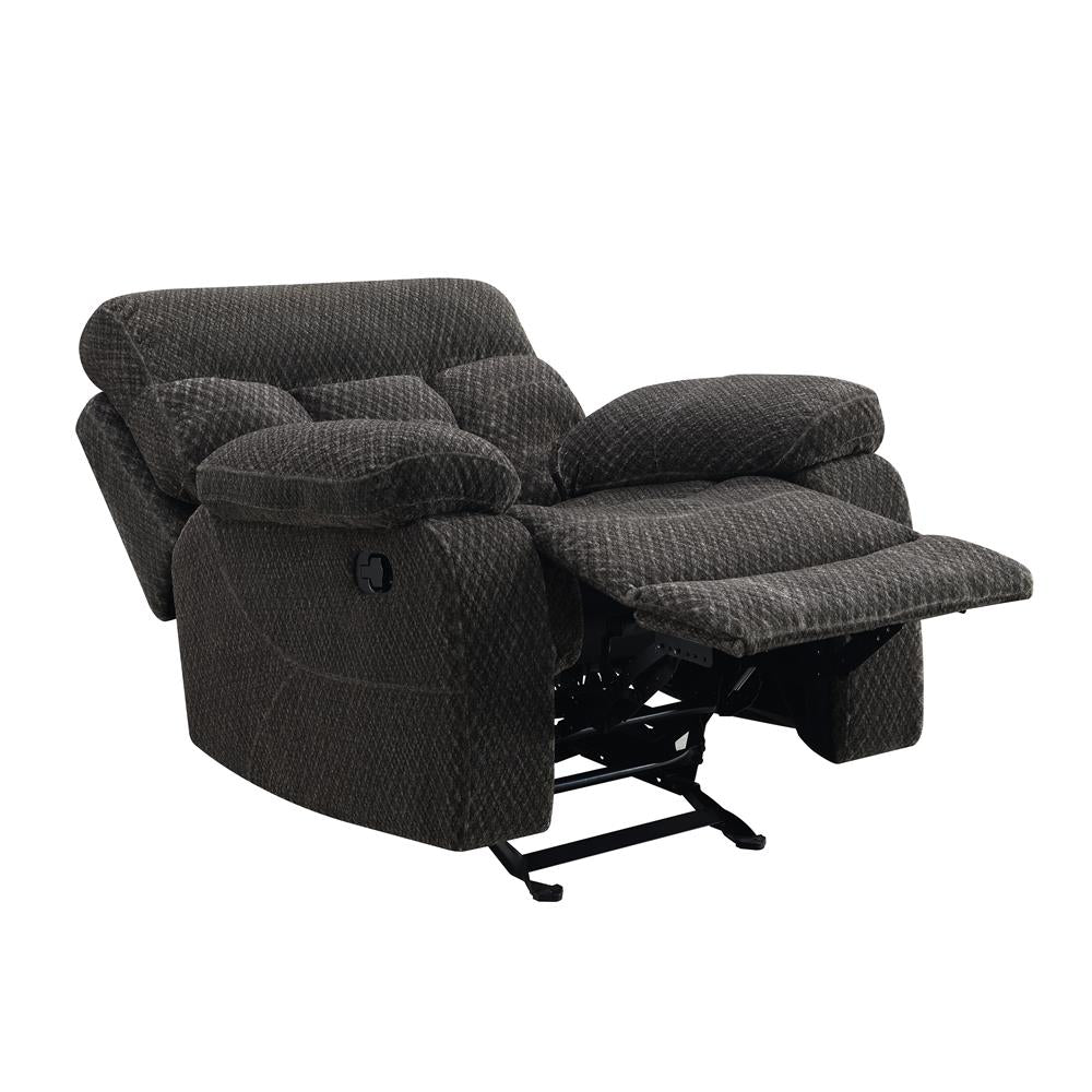 BRAVO SOFA-LOVESEAT AND RECLINER SET-CHARCOAL - MyWaynesHome #