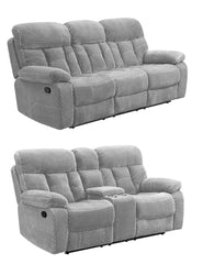 BRAVO SOFA AND LOVESEAT SET-STONE - MyWaynesHome #